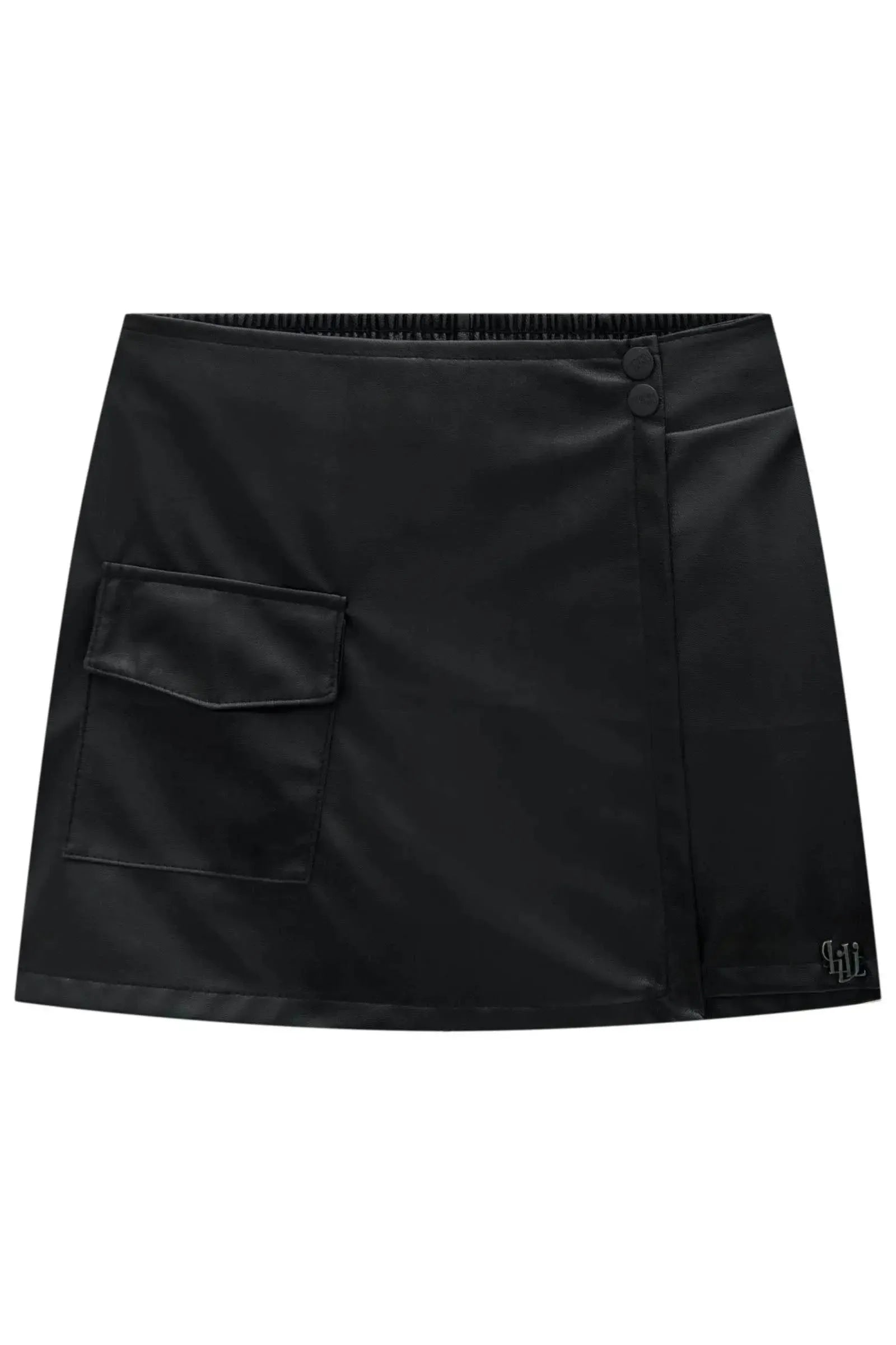 Short Saia em Couro Sintético 89965 Lilimoon Teen Menina