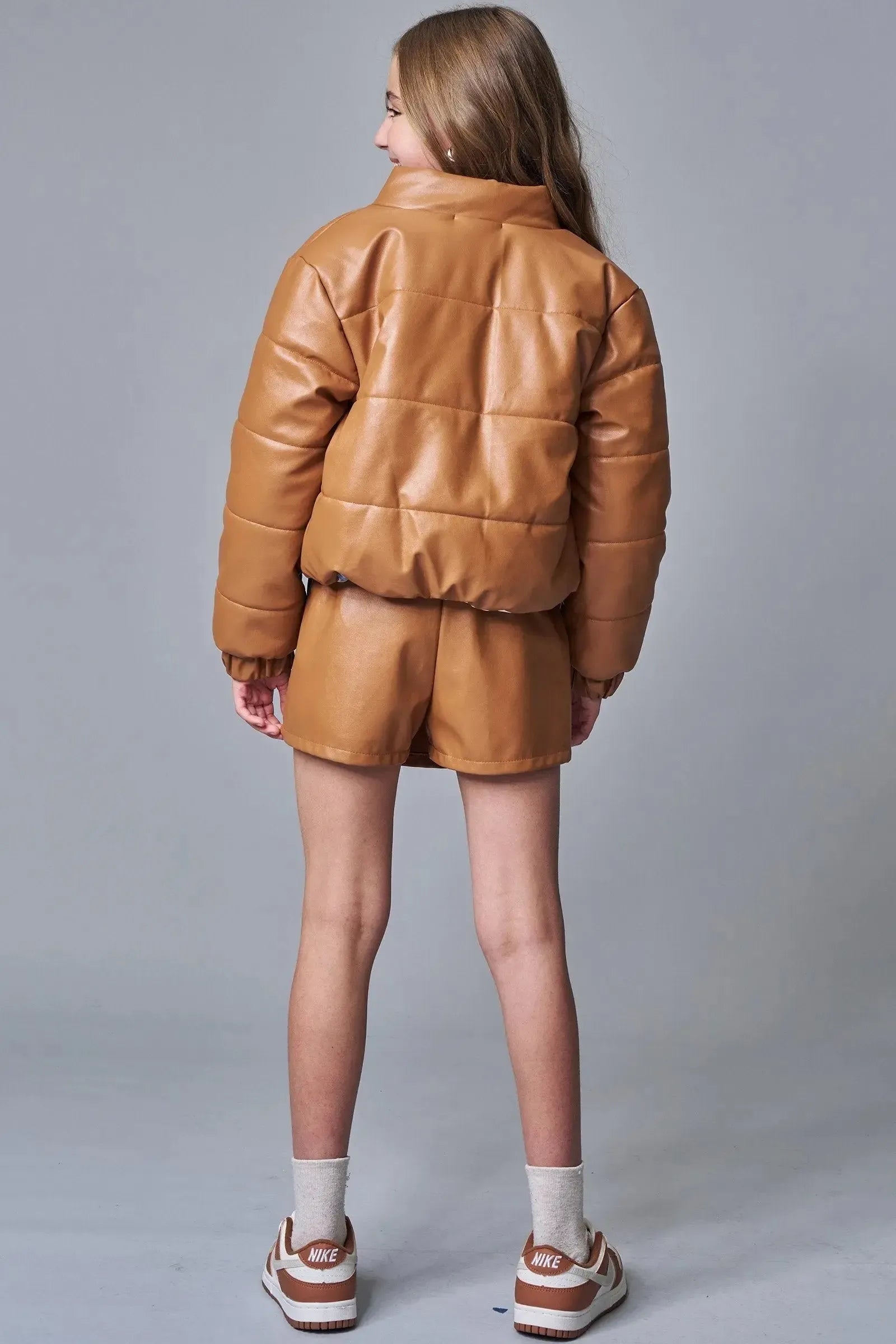 Short Saia em Couro Sintético 89965 Lilimoon Teen Menina