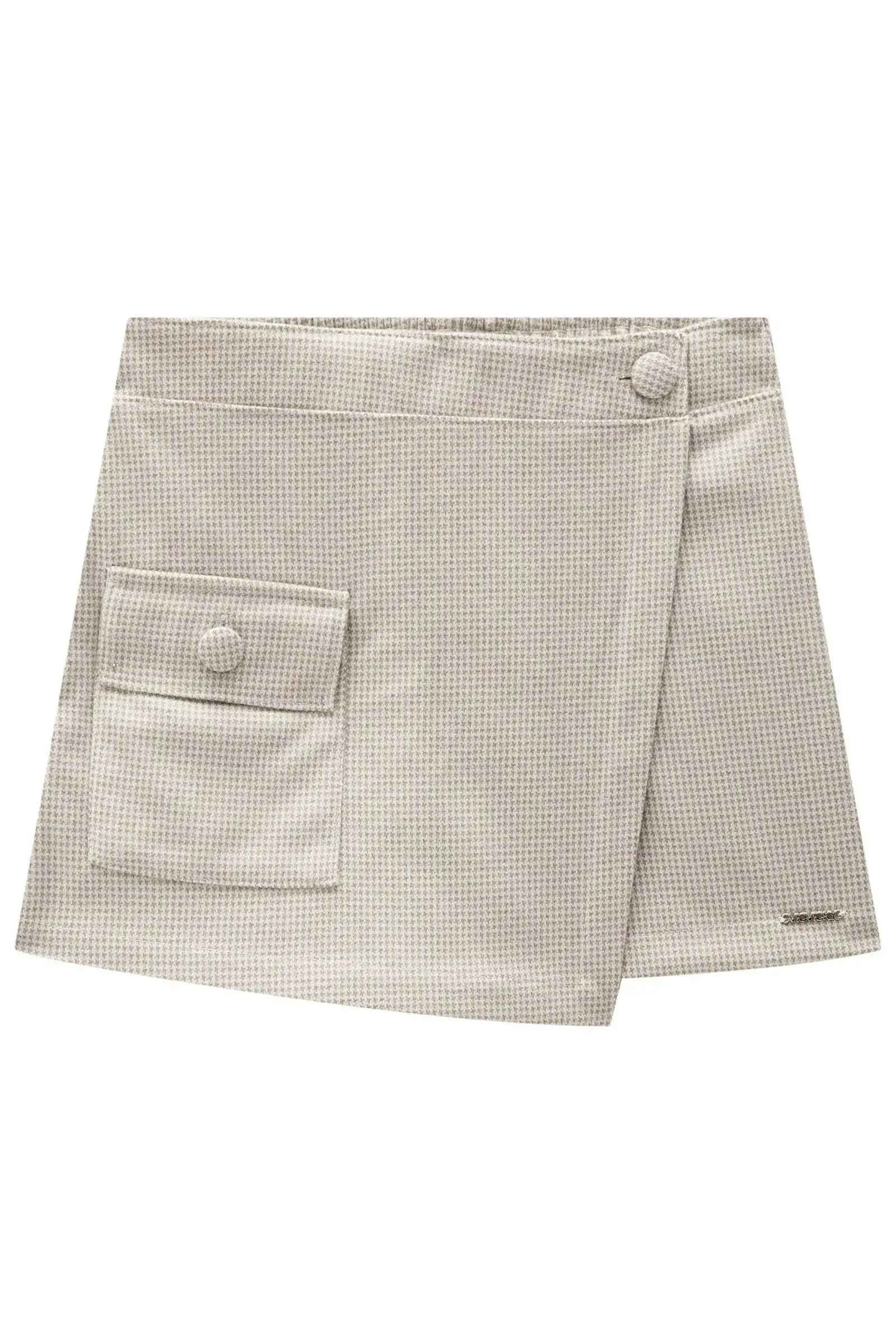 Short Saia em Flanela Versalhes 92009 Vic&Vicky Teen Menina