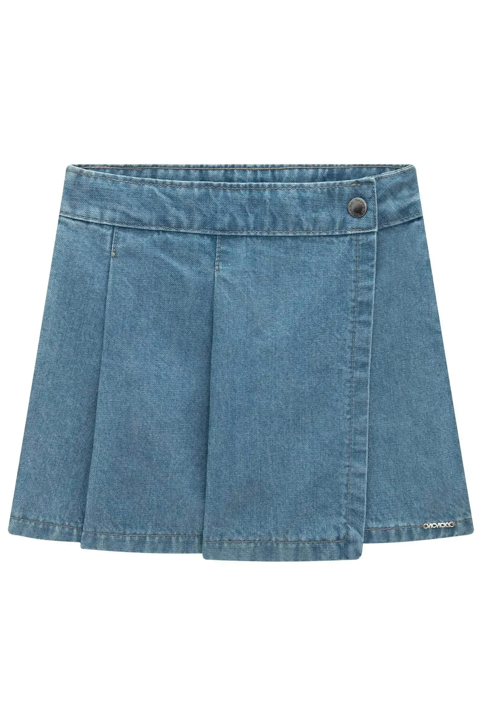 Short Saia em Jeans 92703 Vic&Vicky Teen Menina