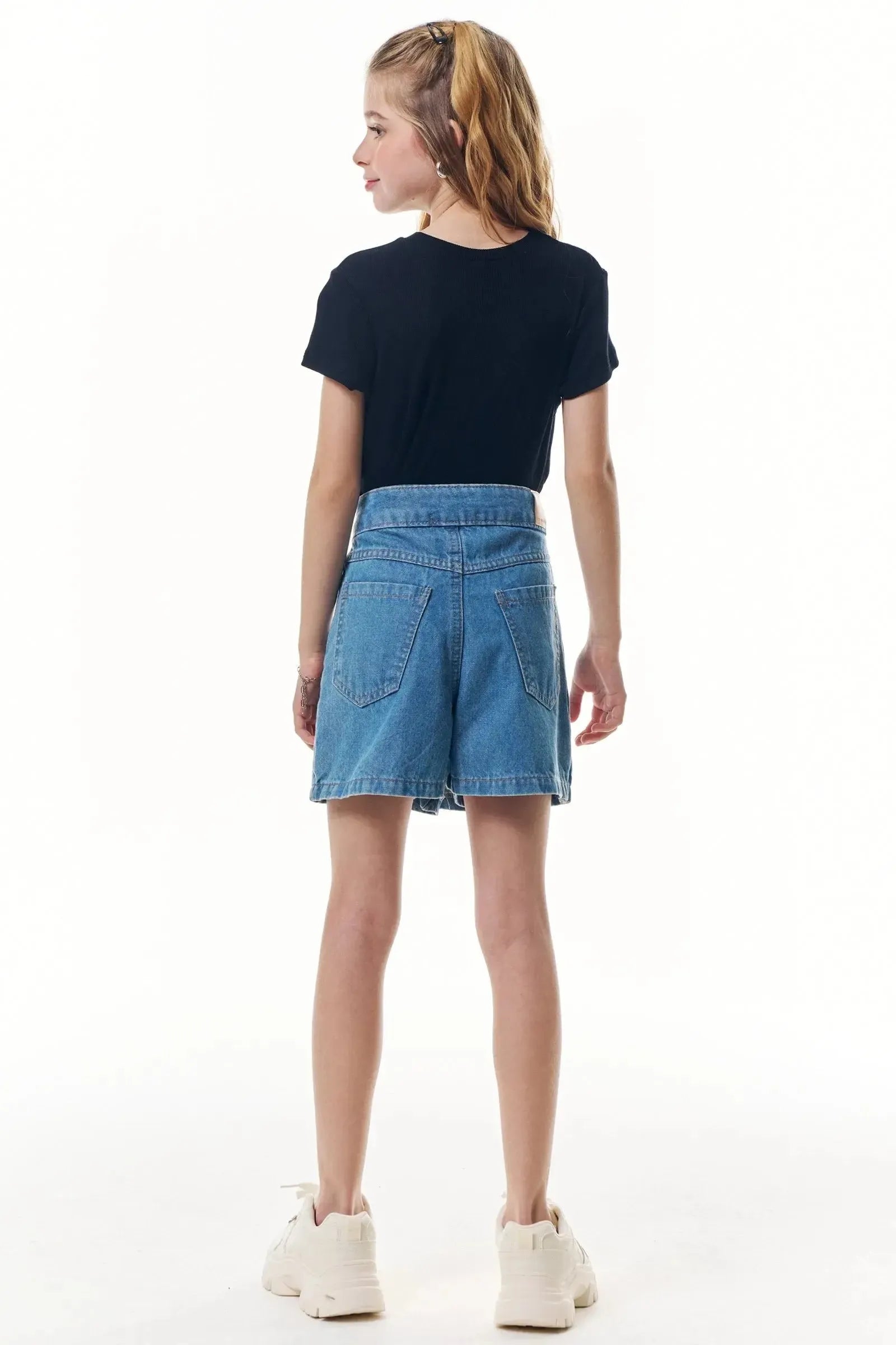 Short Saia em Jeans 92703 Vic&Vicky Teen Menina