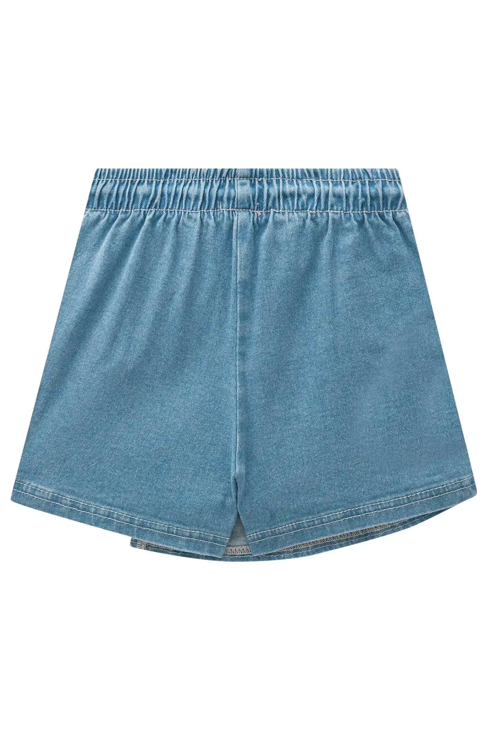 Short Saia em Jeans com Elastano 83692 Infanti Infantil Menina