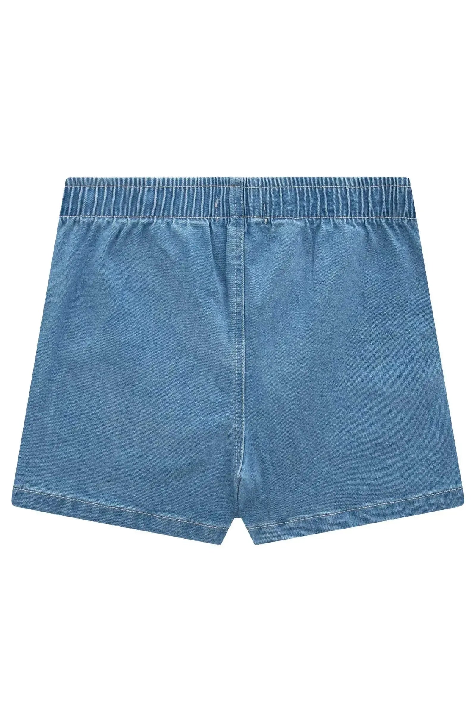 Short Saia em Jeans com Elastano 94990 Vic&Vicky Teen Menina