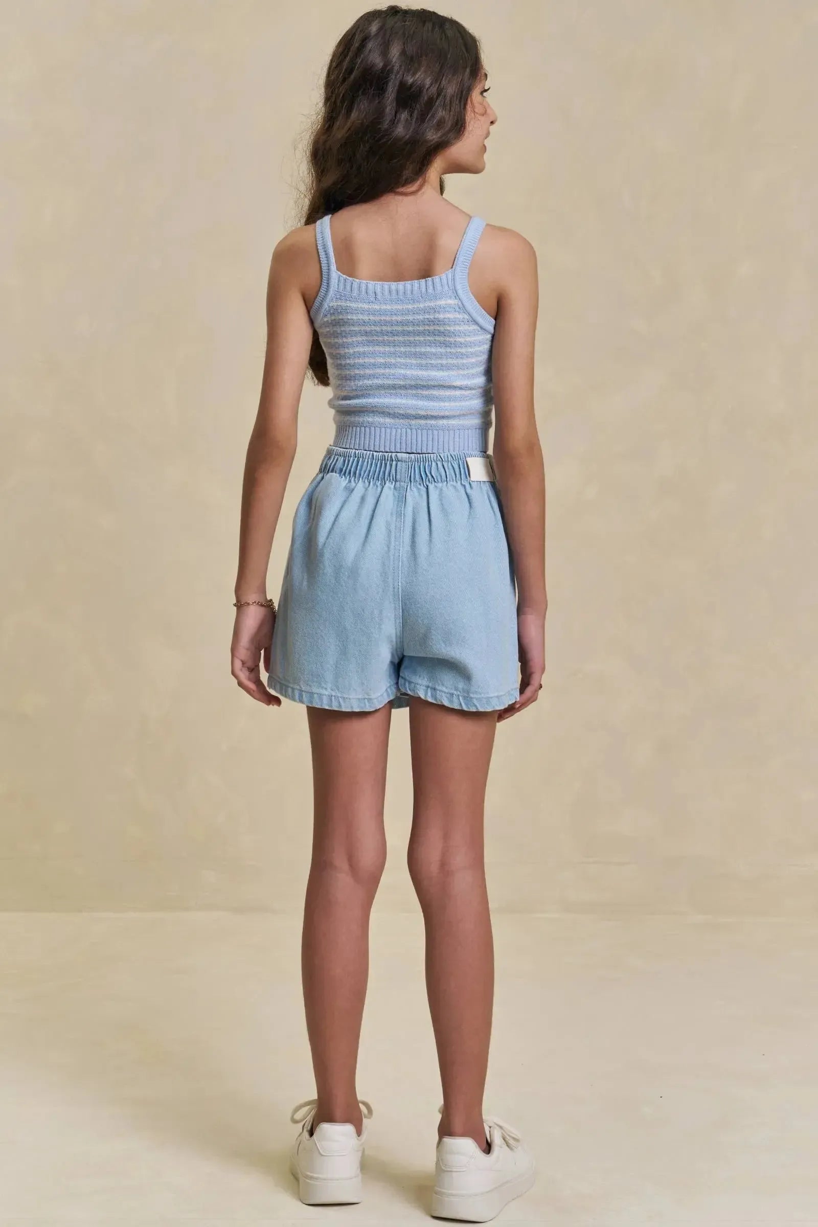 Short Saia em Jeans Zef 94371 Lilimoon Teen Menina