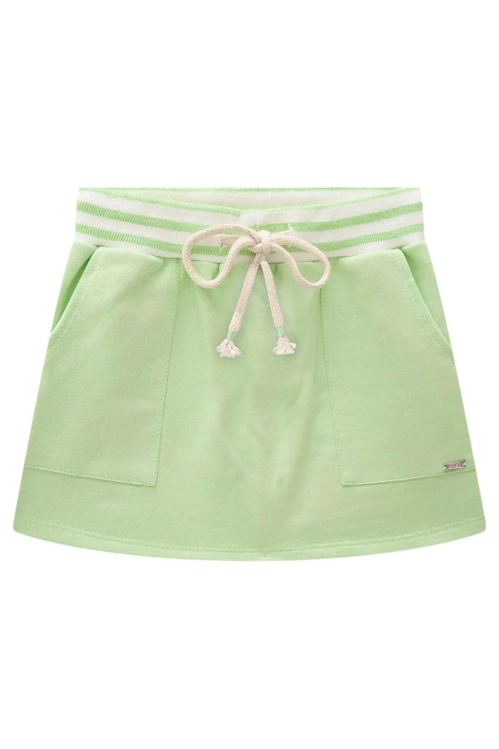 Short Saia em Moletom sem Pelúcia 83521 Infanti Infantil Menina