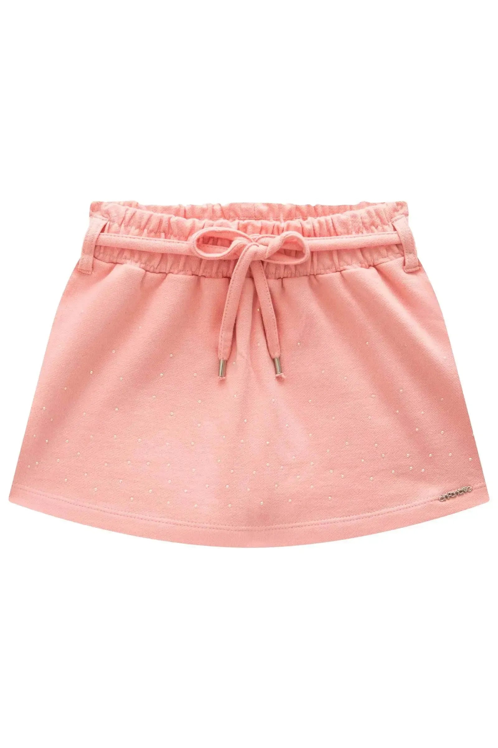 Short Saia em Moletwill 92492 Infanti Infantil Menina