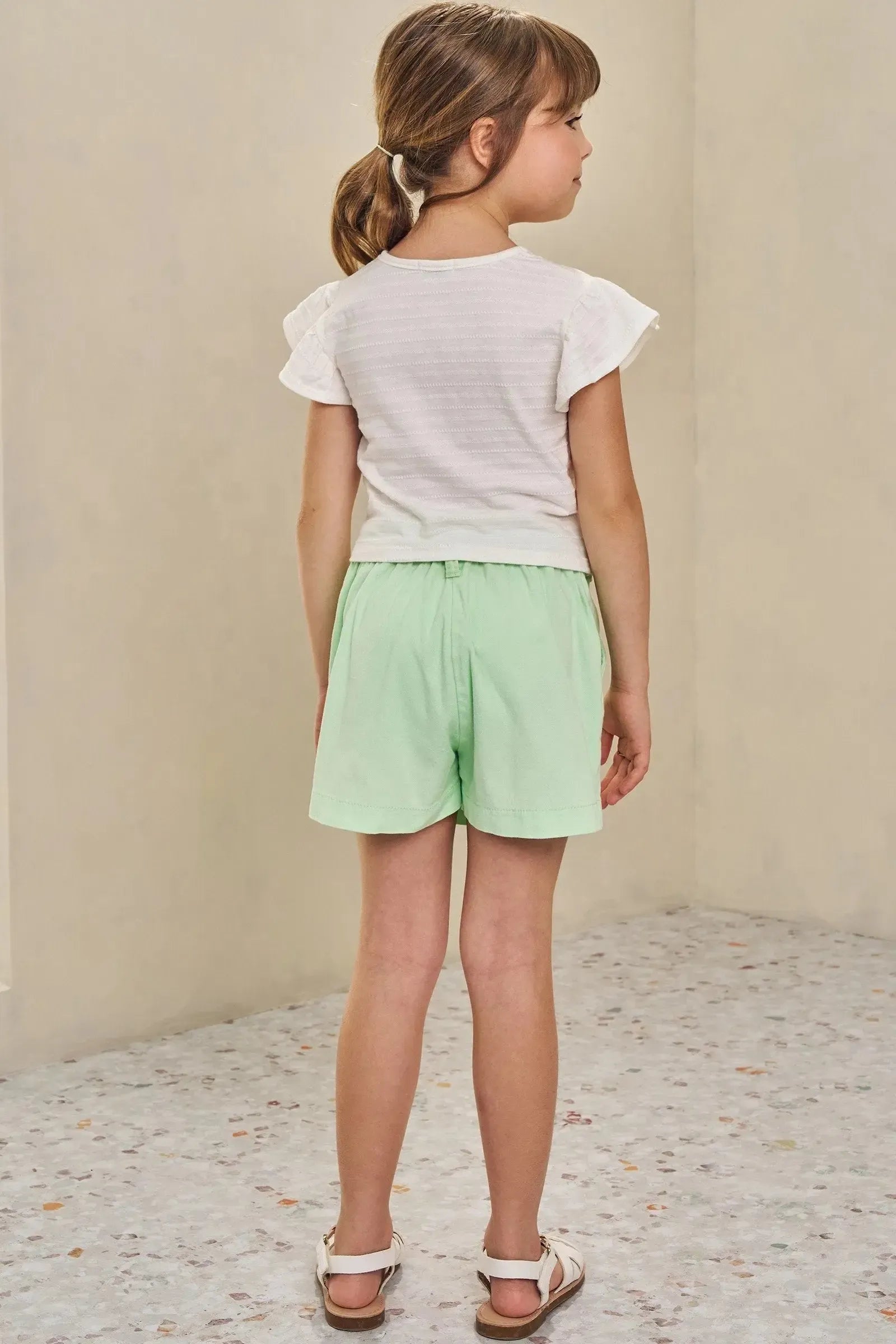 Short Saia em Sarja com Elastano 84609 Infanti Infantil Menina