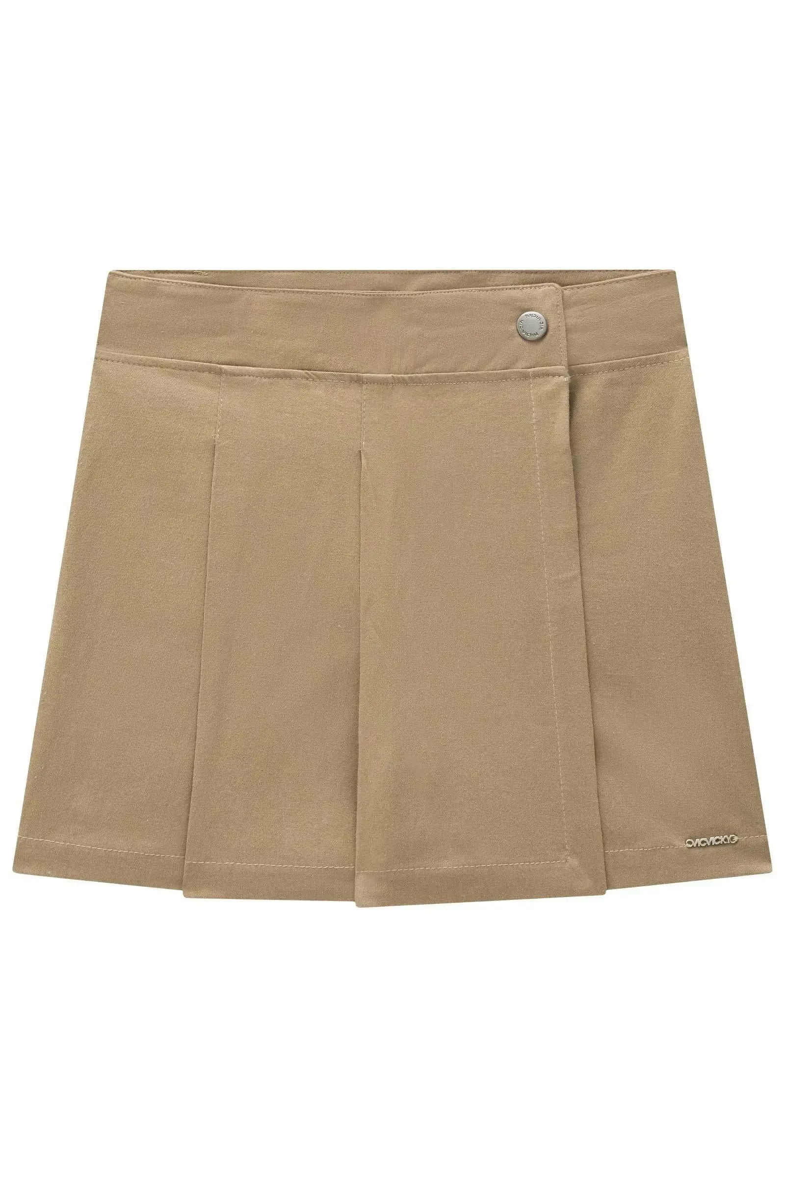 Short Saia em Sarja com Elastano 90863 Vic&Vicky Teen Menina