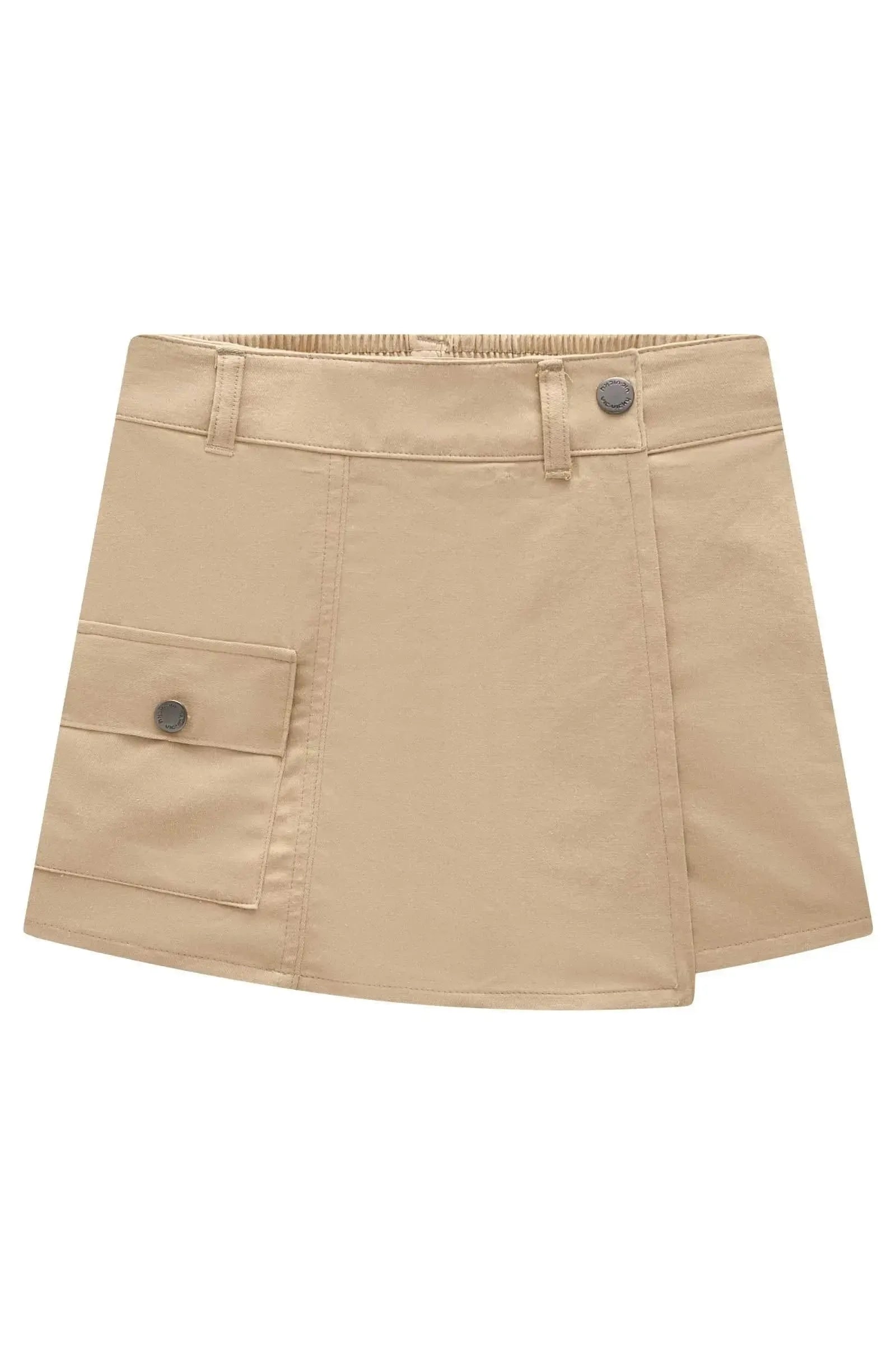 Short Saia em Sarja com Elastano 95592 Vic&Vicky Teen Menina