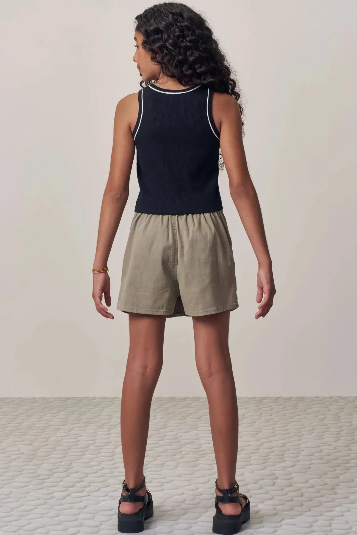 Short Saia em Sarja com Elastano 98175 Lilimoon Teen Menina