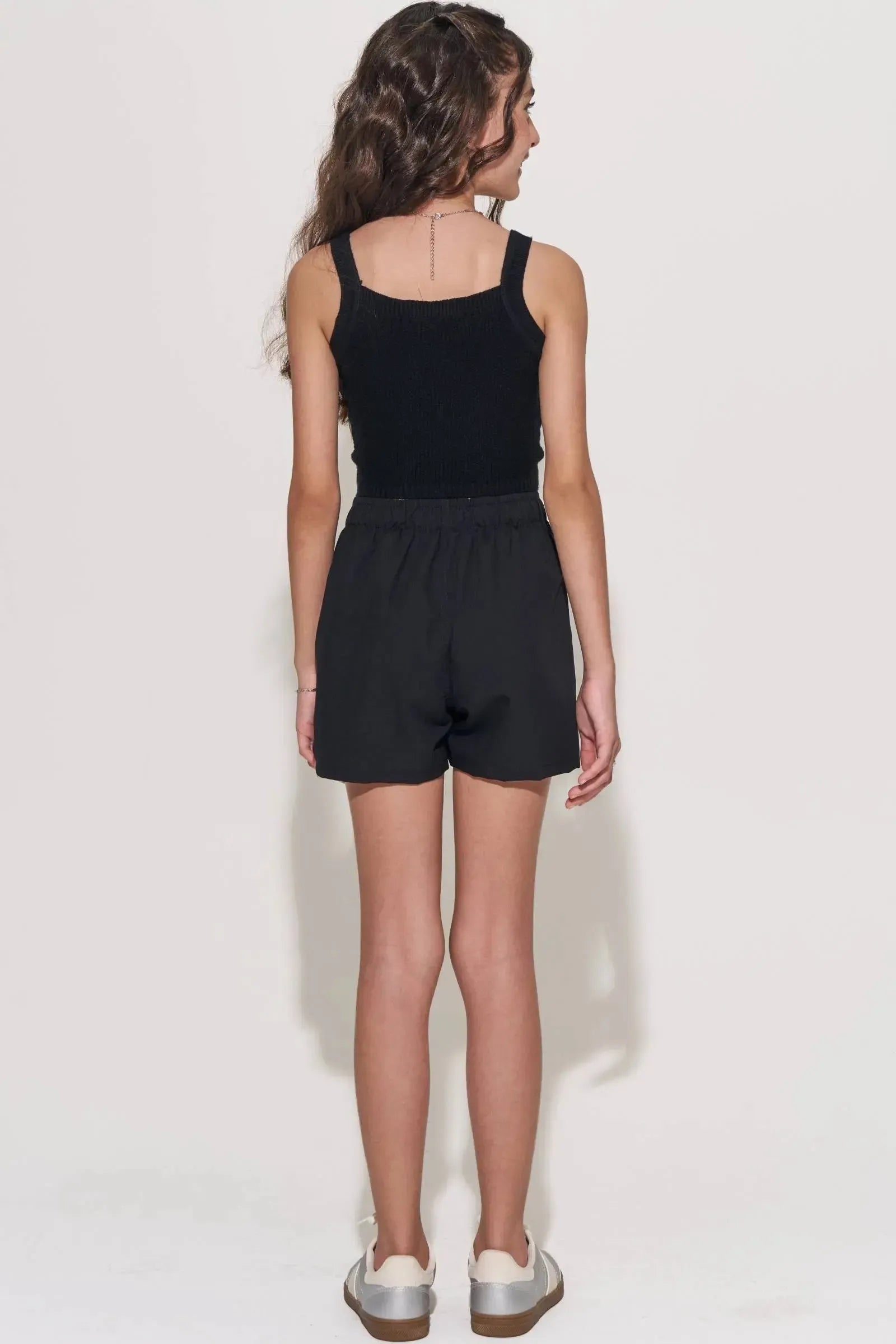 Short Saia em Tecido Plano de Viscose 94881 Lilimoon Teen Menina