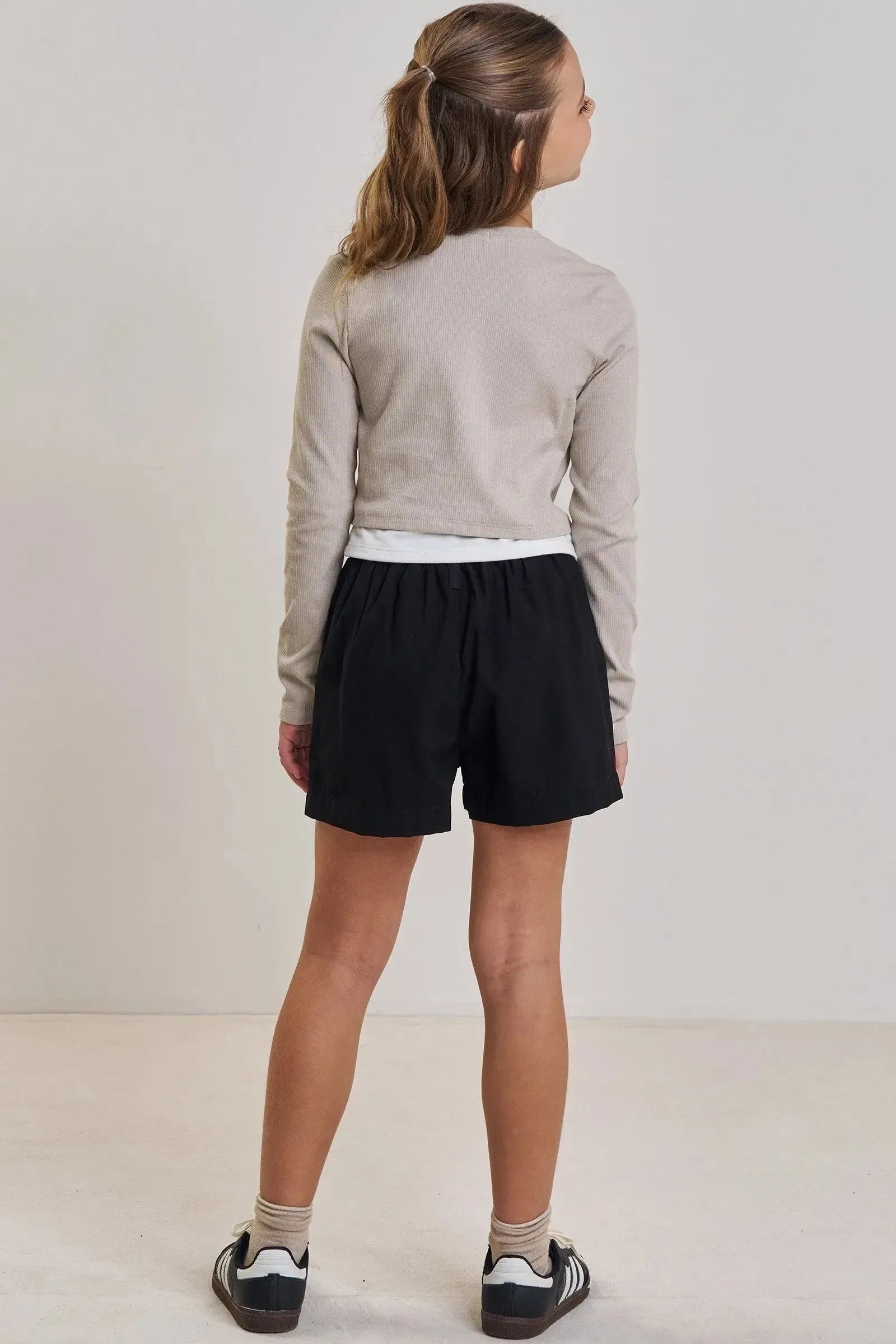 Shorts em Alfaiataria Marant 89428 Vic&Vicky Teen Menina