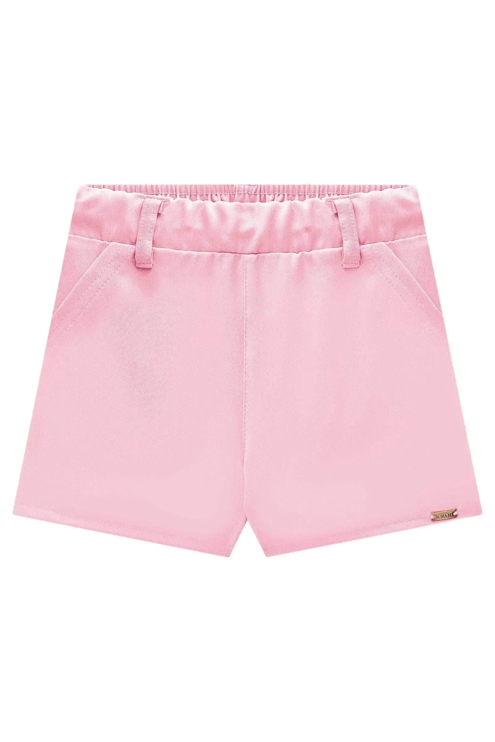 Shorts em Alfaiataria Twill 85893 Infanti Infantil Menina