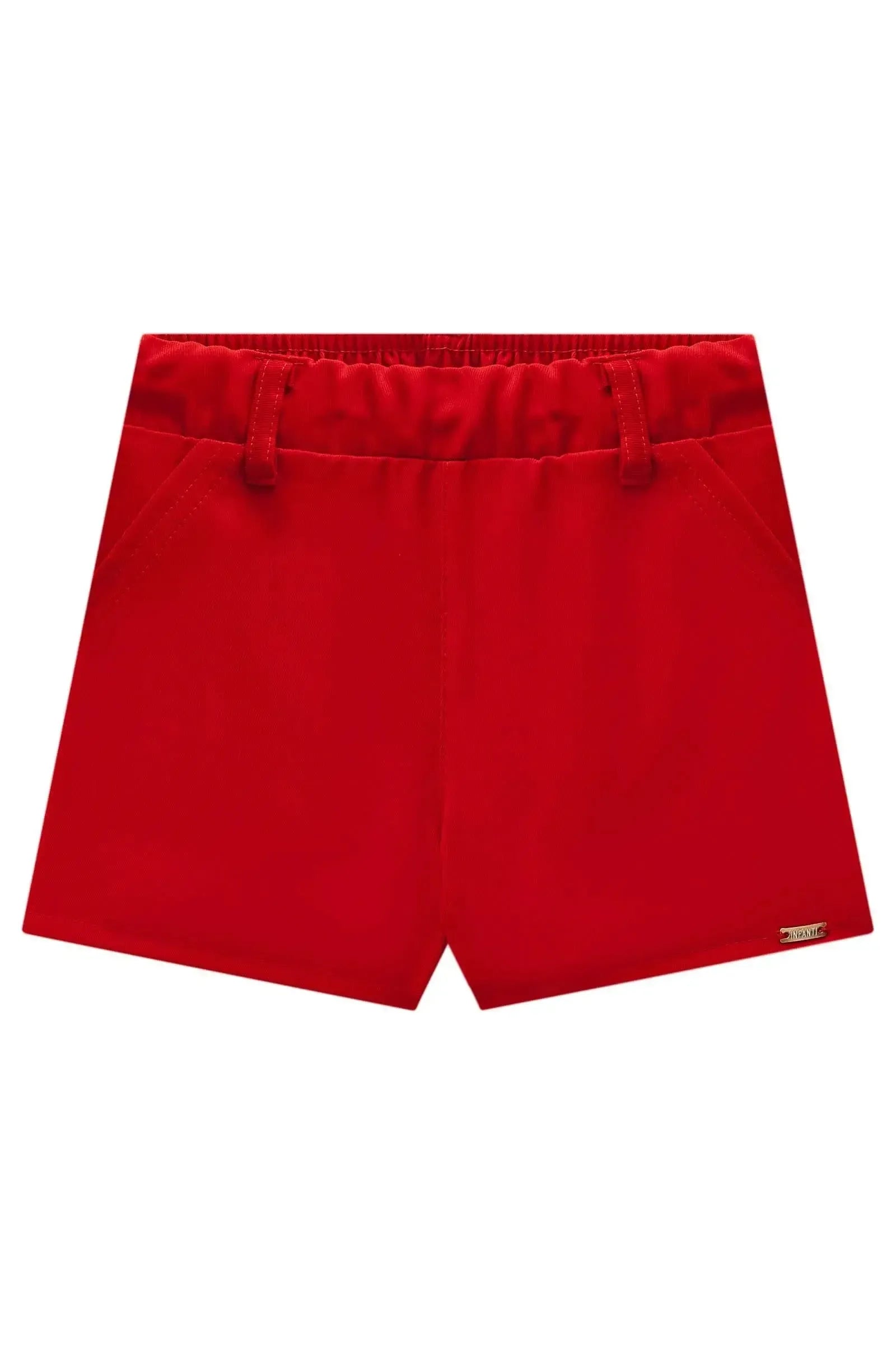 Shorts em Alfaiataria Twill 85893 Infanti Infantil Menina