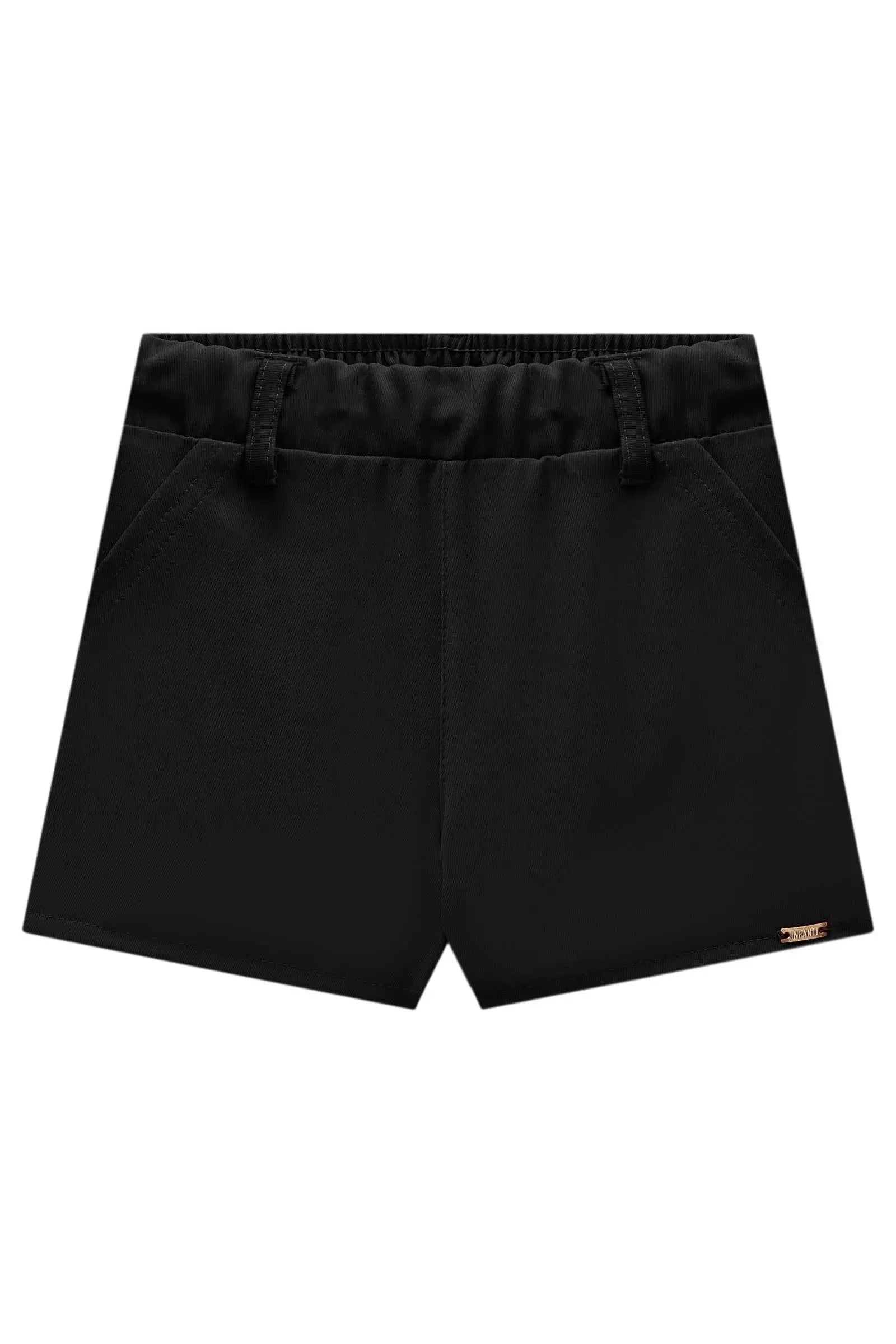 Shorts em Alfaiataria Twill 85893 Infanti Infantil Menina