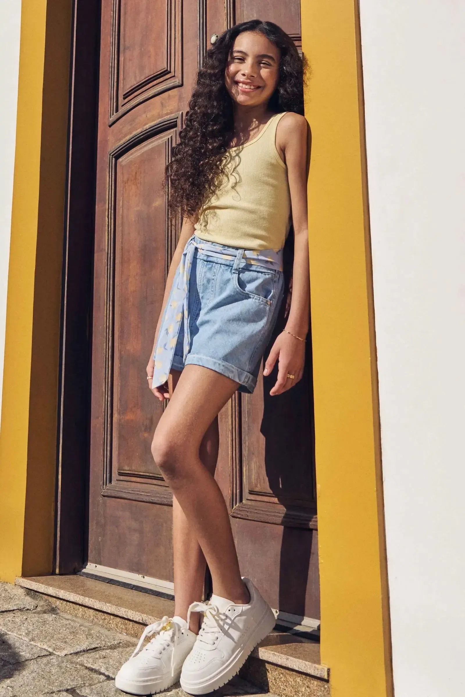 Shorts em Jeans Arkansas 94604 Lilimoon Teen Menina
