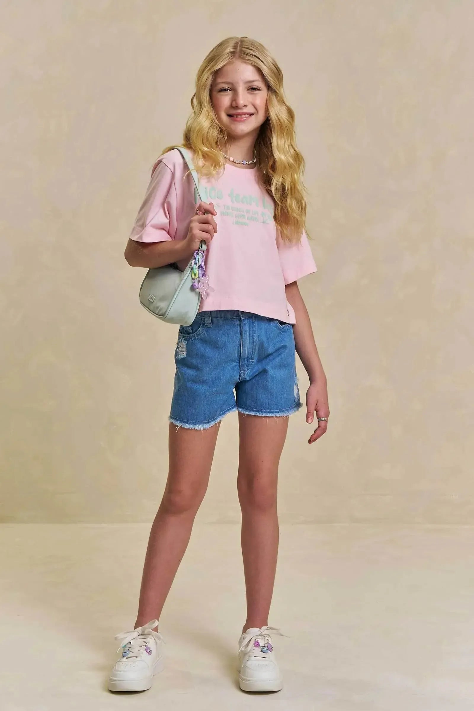 Shorts em Jeans Arkansas 94392 Lilimoon Teen Menina