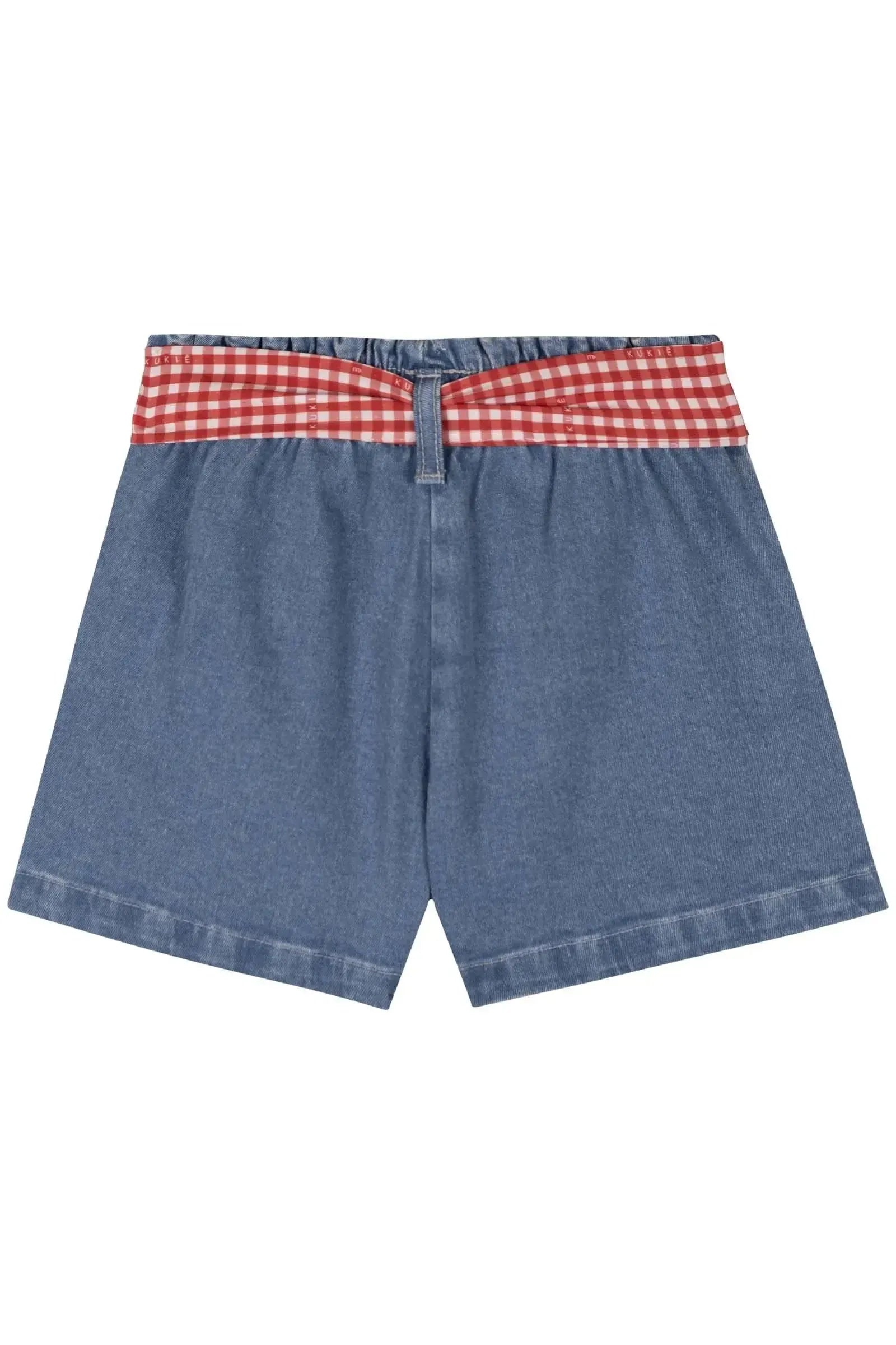 Shorts em Jeans com Elastano 83796 Kukiê Infantil Menina