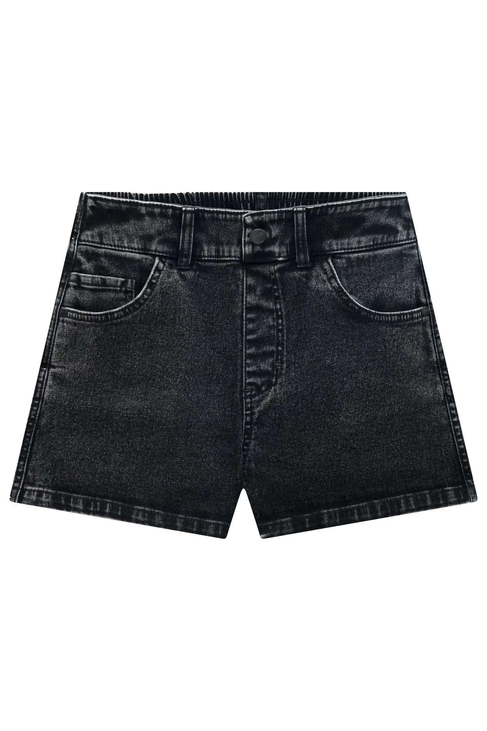 Shorts em Jeans com Elastano 92699 Lilimoon Teen Menina