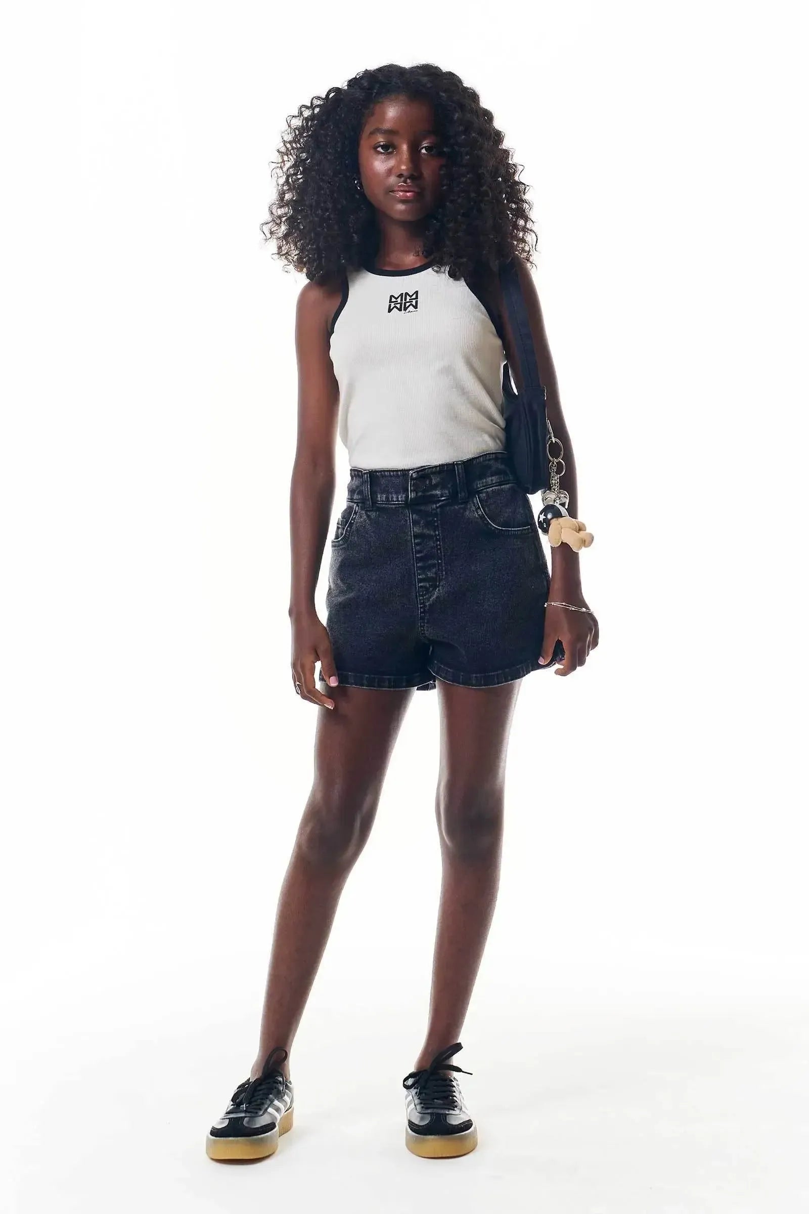 Shorts em Jeans com Elastano 92699 Lilimoon Teen Menina
