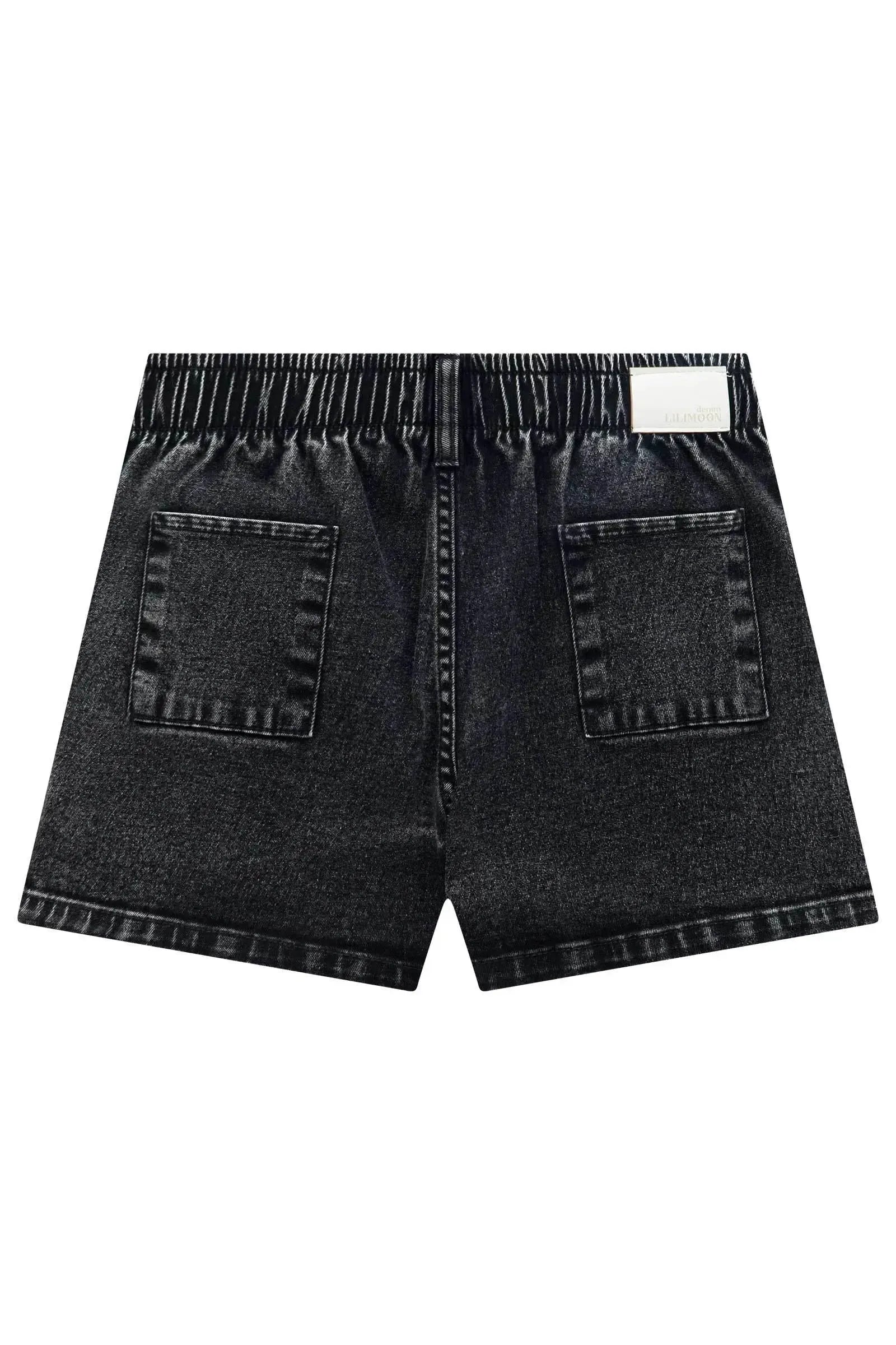 Shorts em Jeans com Elastano 92699 Lilimoon Teen Menina