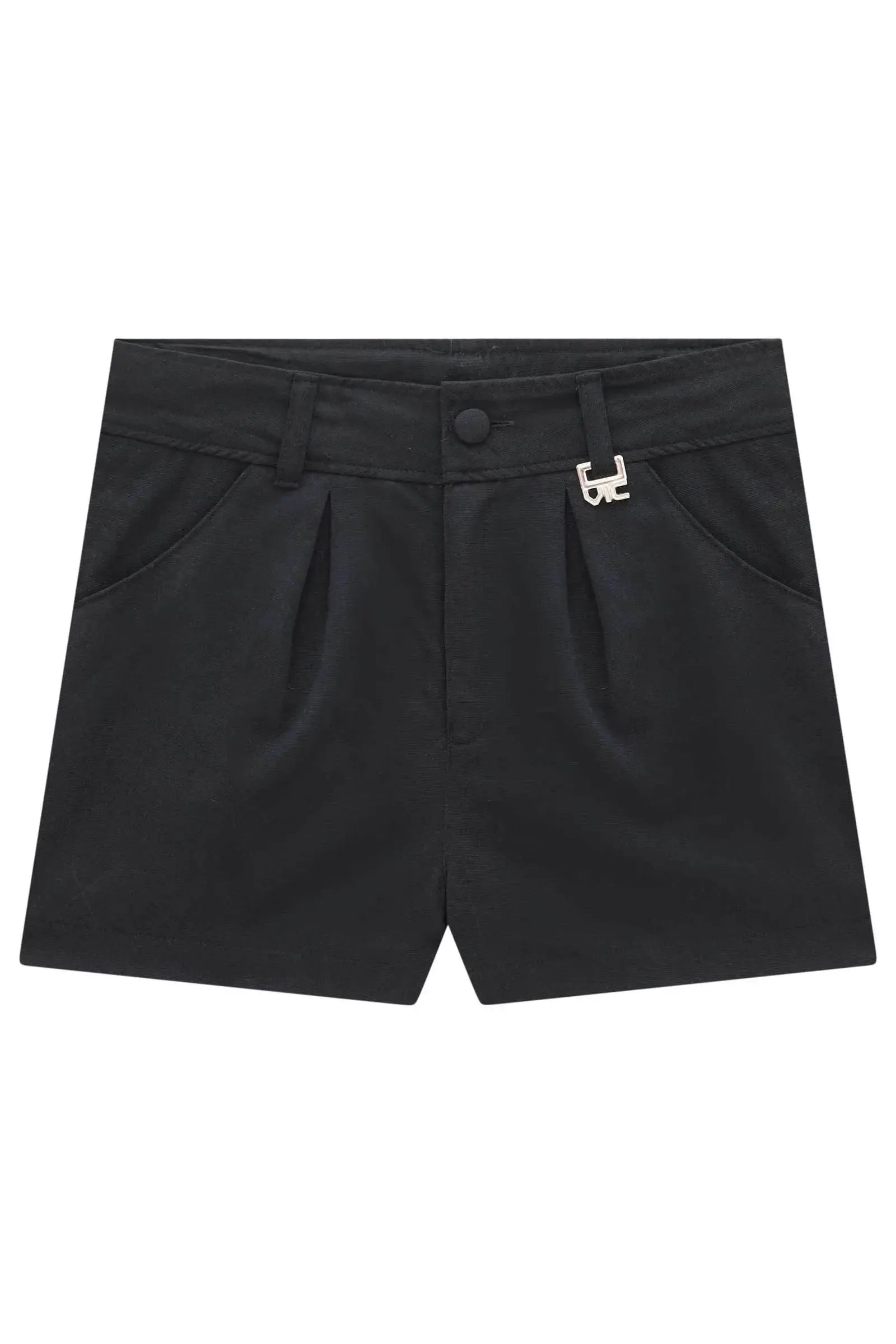Shorts em Linho com Elastano 98197 Vic Teen Menina