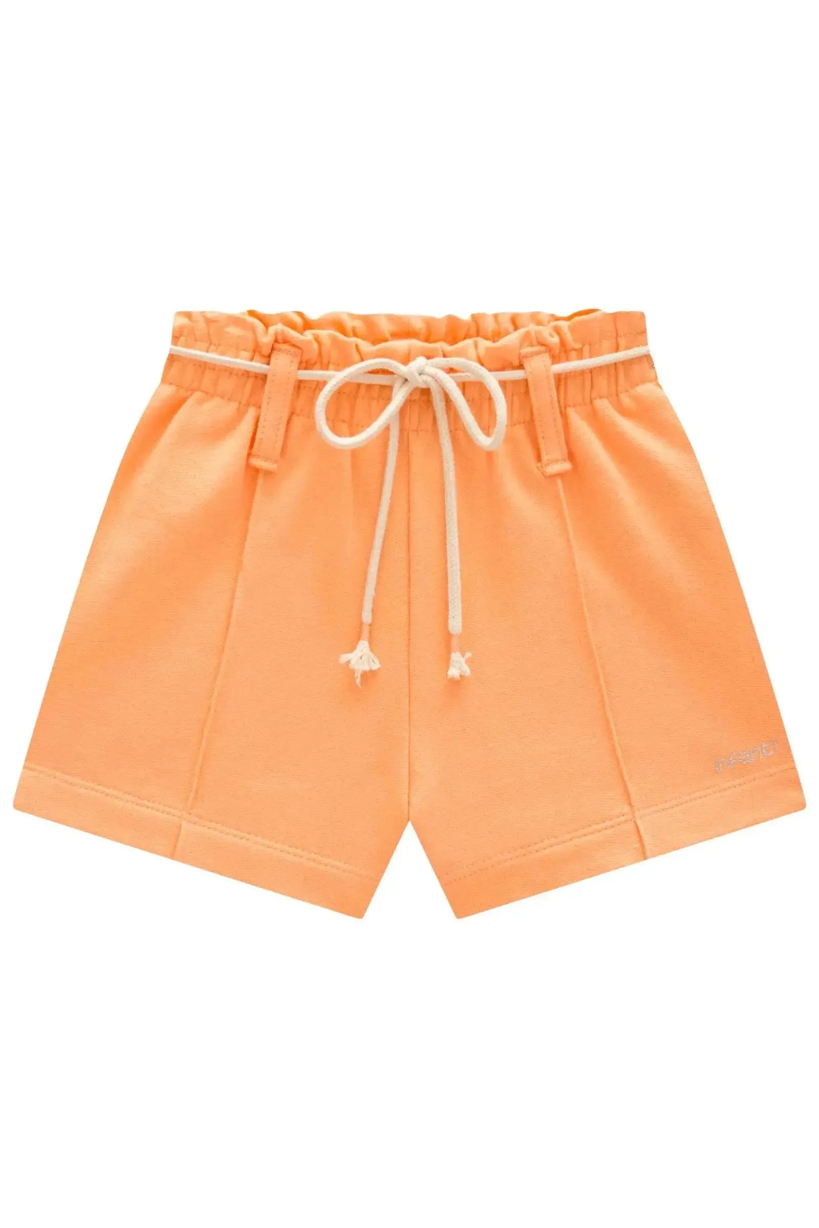Shorts em Moletom sem Pelúcia 86587 Infanti Infantil Menina