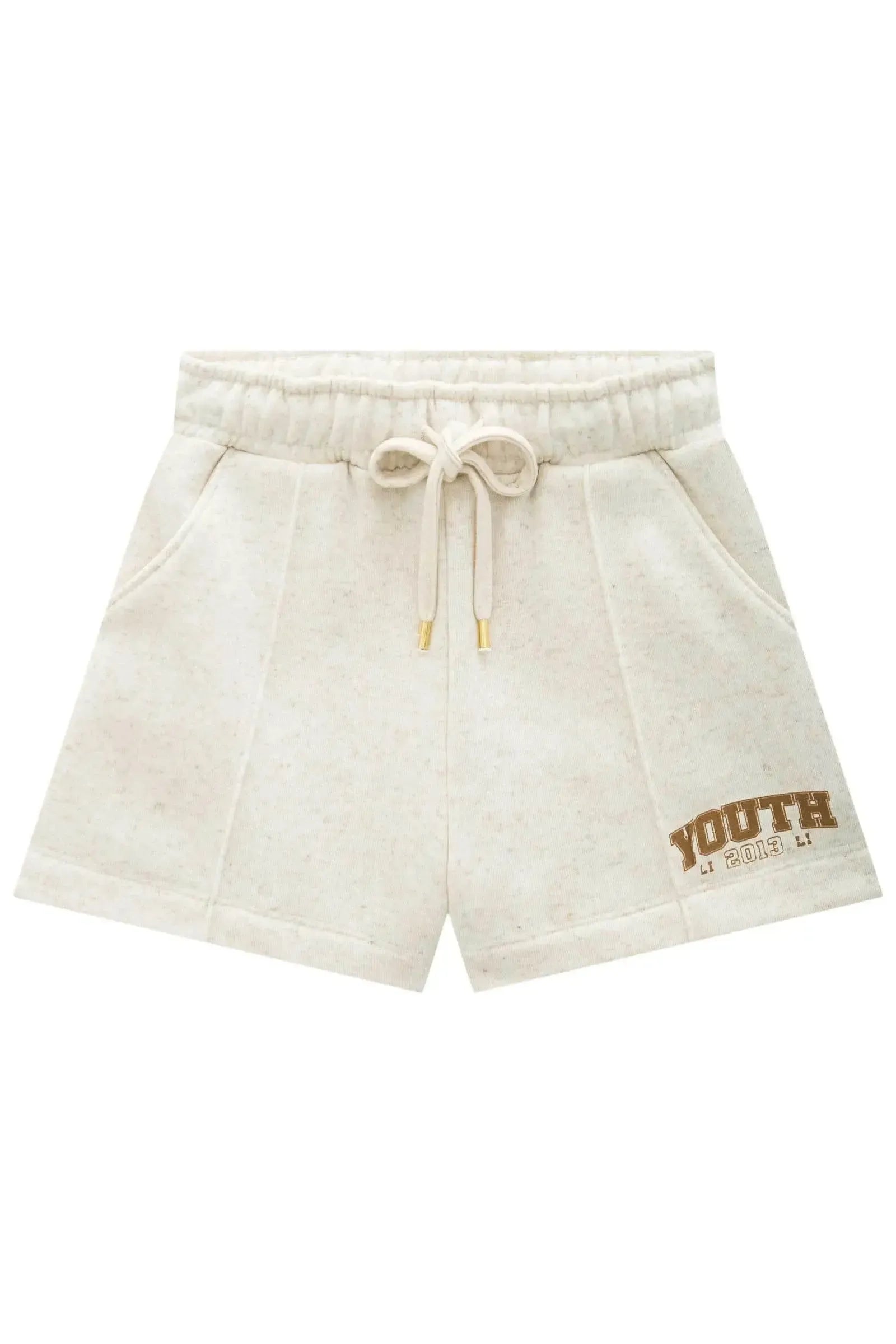 Shorts em Moletom sem Pelúcia 89969 Lilimoon Teen Menina