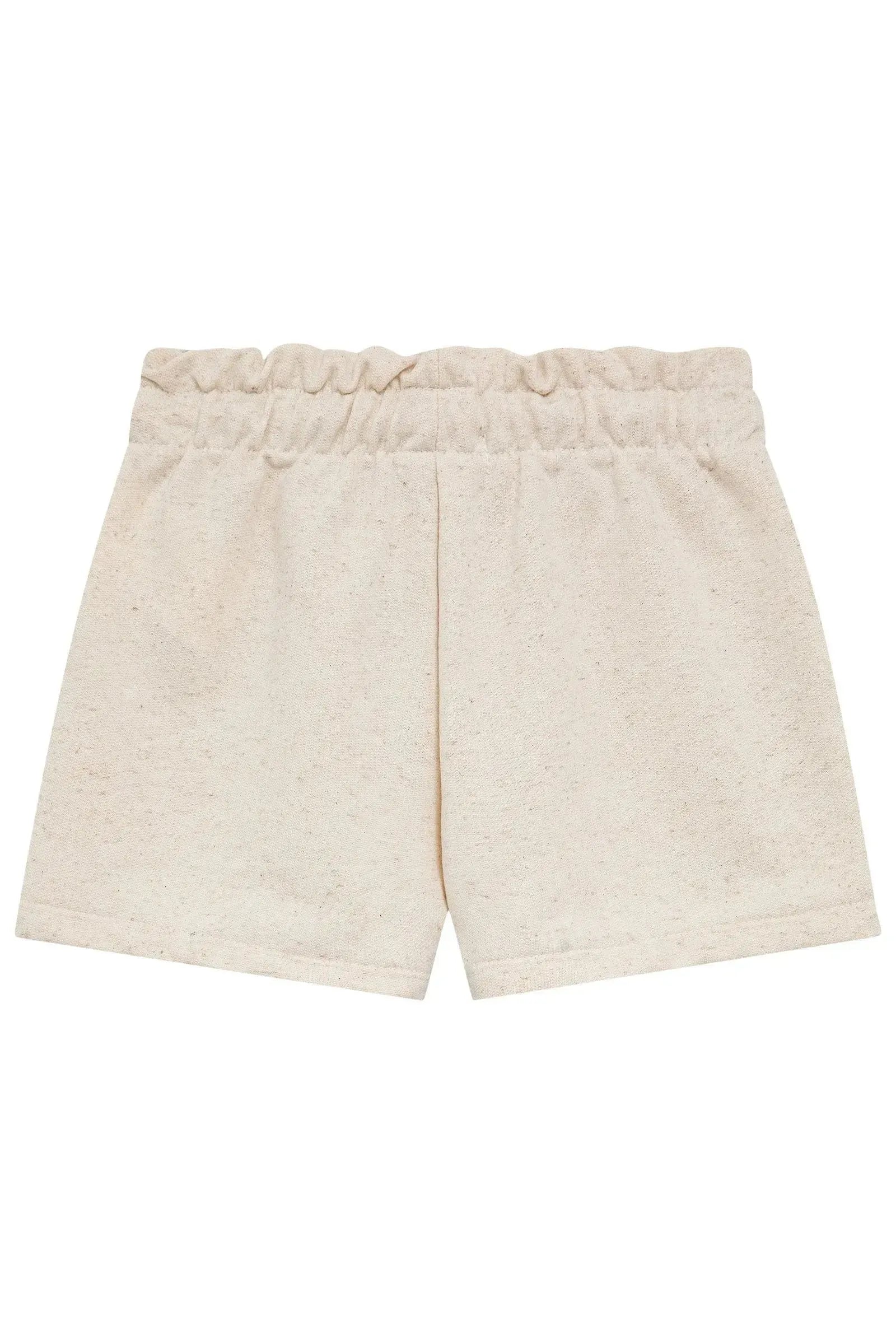 Shorts em Moletom sem Pelúcia 94350 Kukiê Infantil Menina