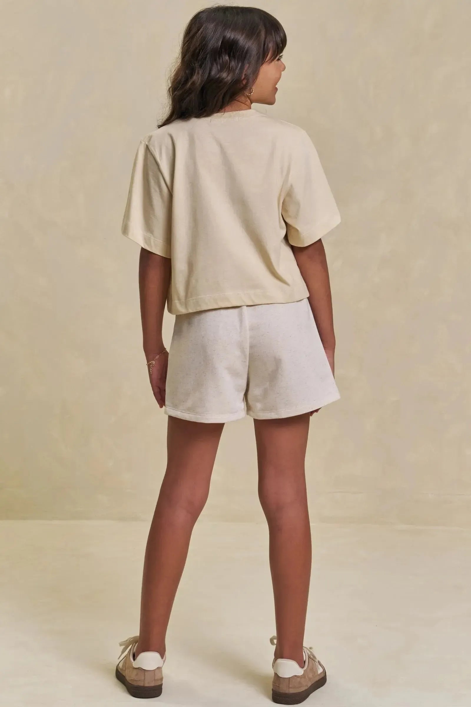 Shorts em Moletom sem Pelúcia 94365 Lilimoon Teen Menina