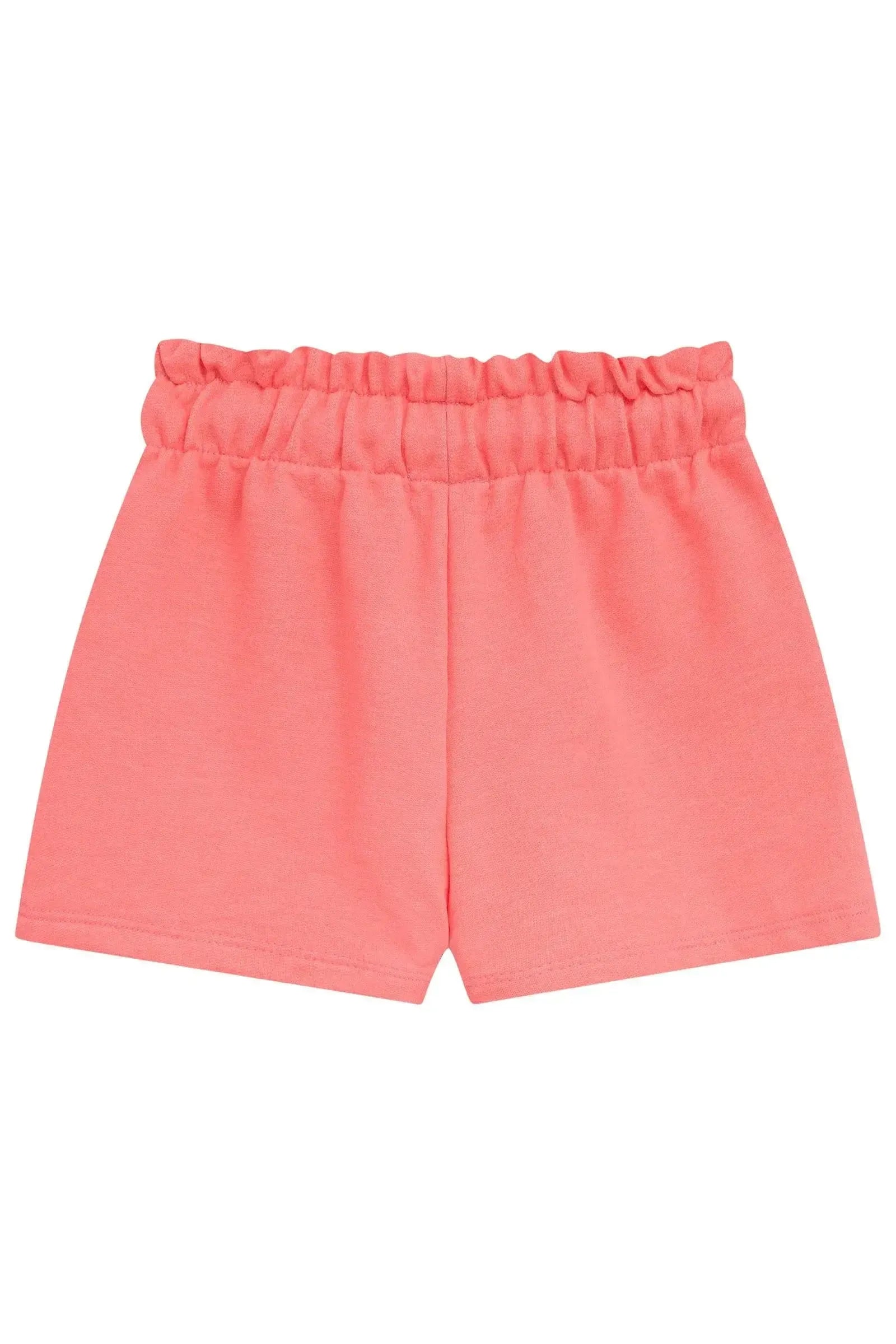 Shorts em Moletom sem Pelúcia 94714 Kukiê Infantil Menina