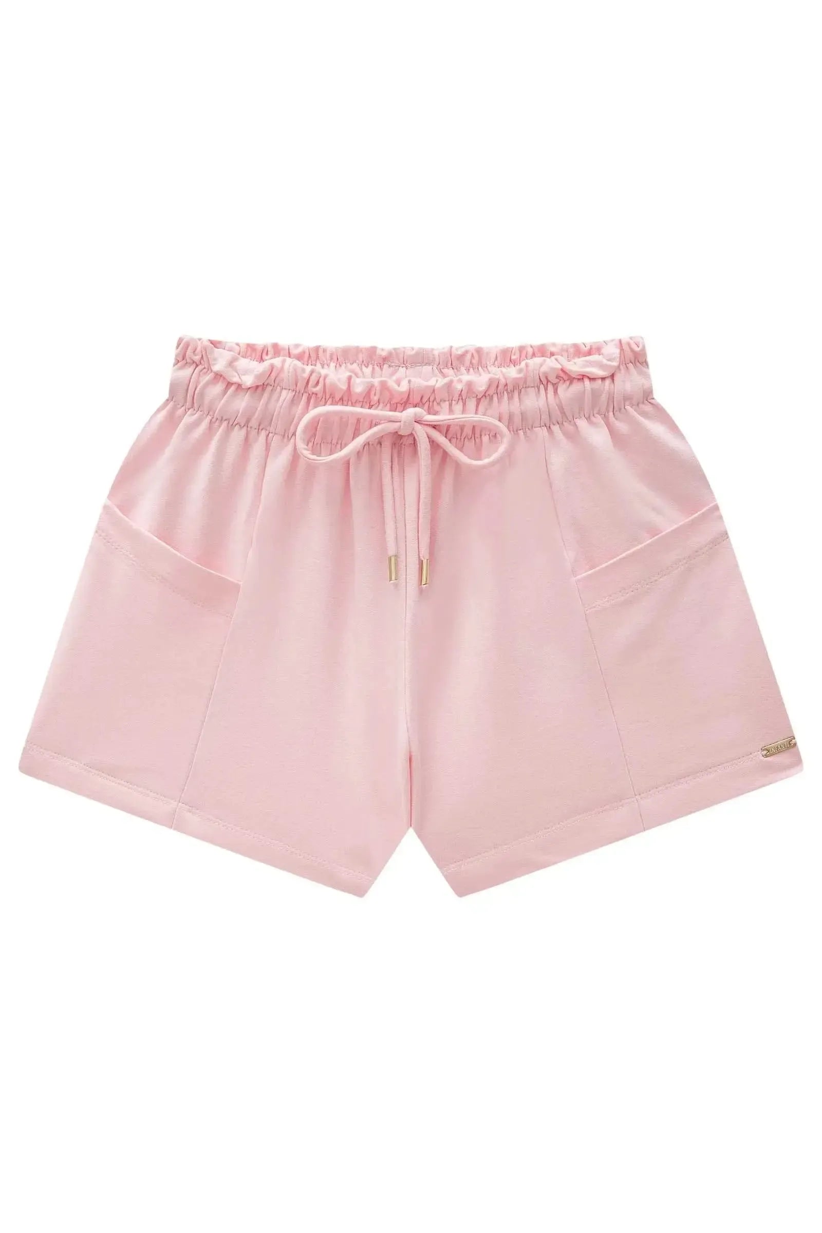 Shorts em Molevisco 83688 Infanti Infantil Menina
