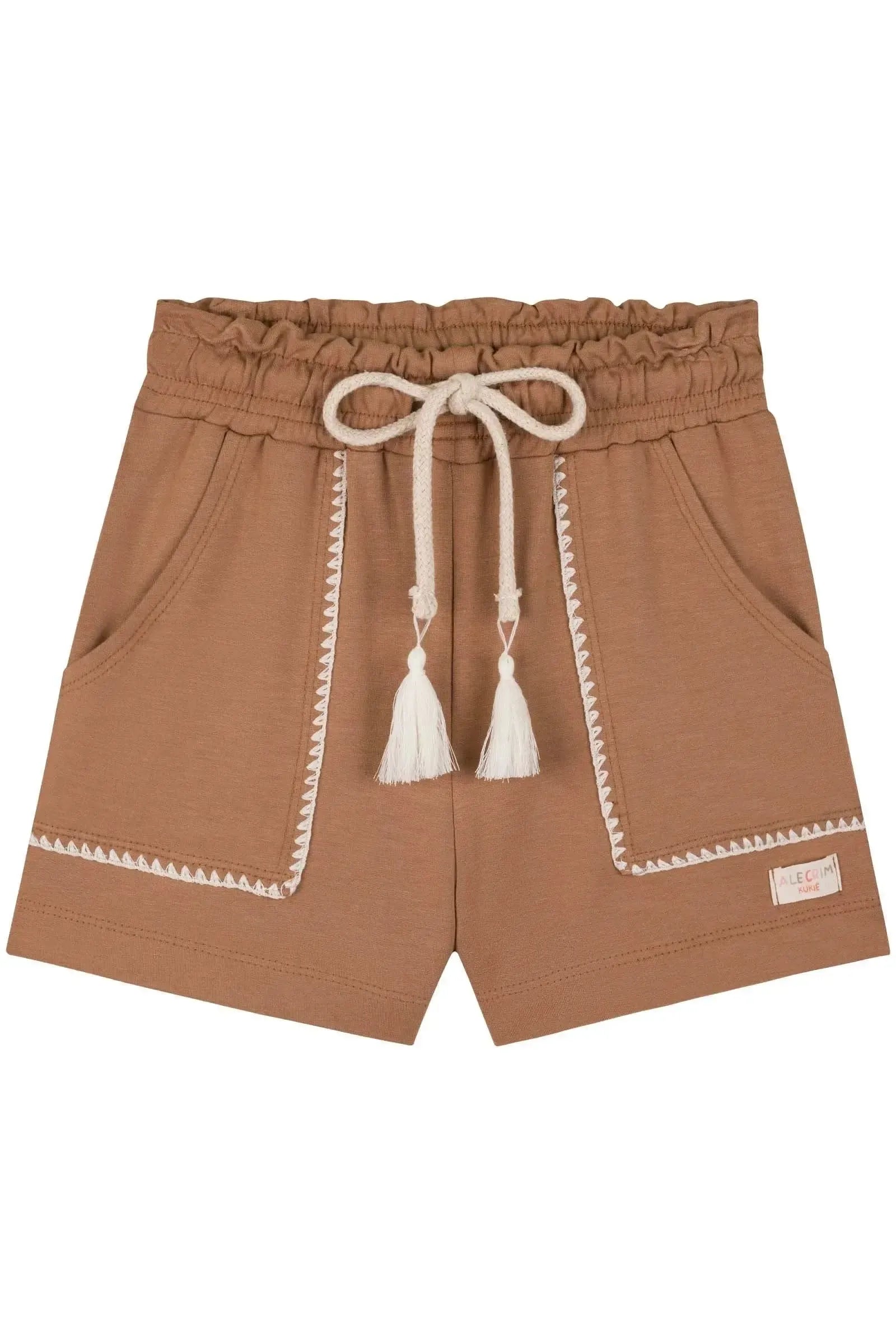 Shorts em Molevisco 84772 Kukiê Infantil Menina