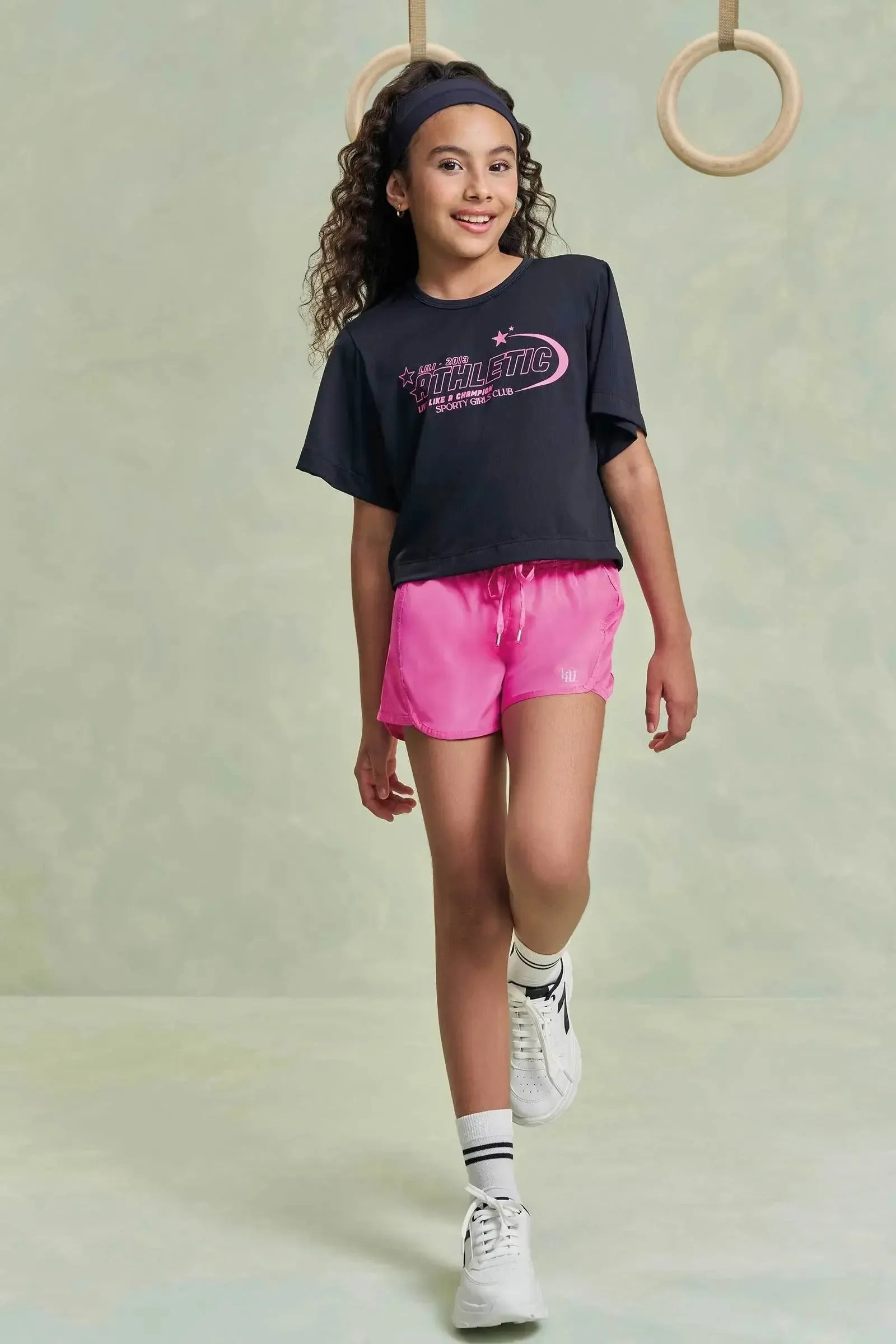 Shorts em Nylon 96473 Lilimoon Teen Menina