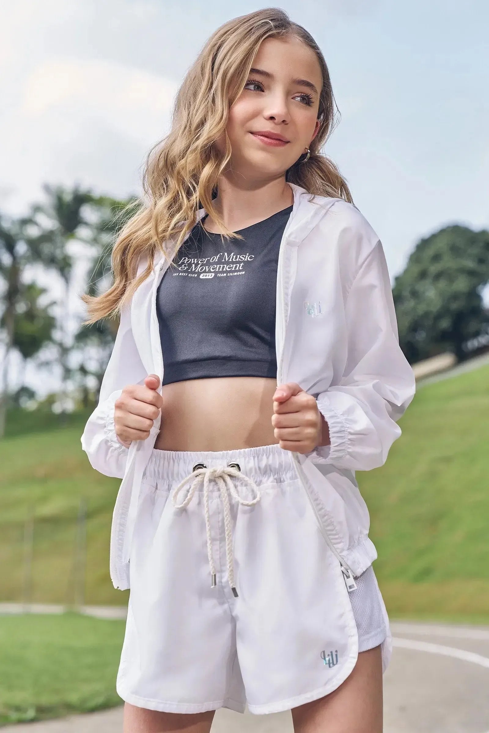 Shorts em Nylon Aspen 85295 Lilimoon Teen Menina