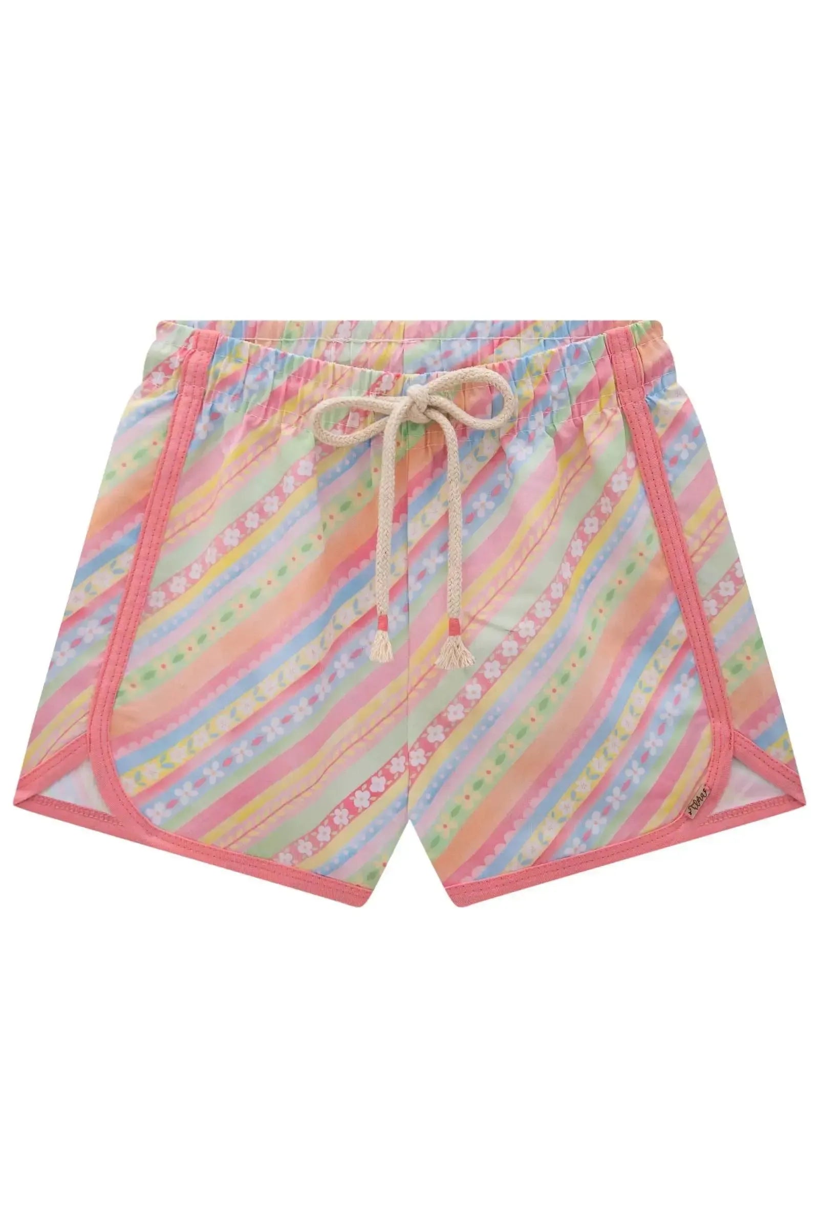 Shorts em Nylon Bora 82936 Infanti Infantil Menina