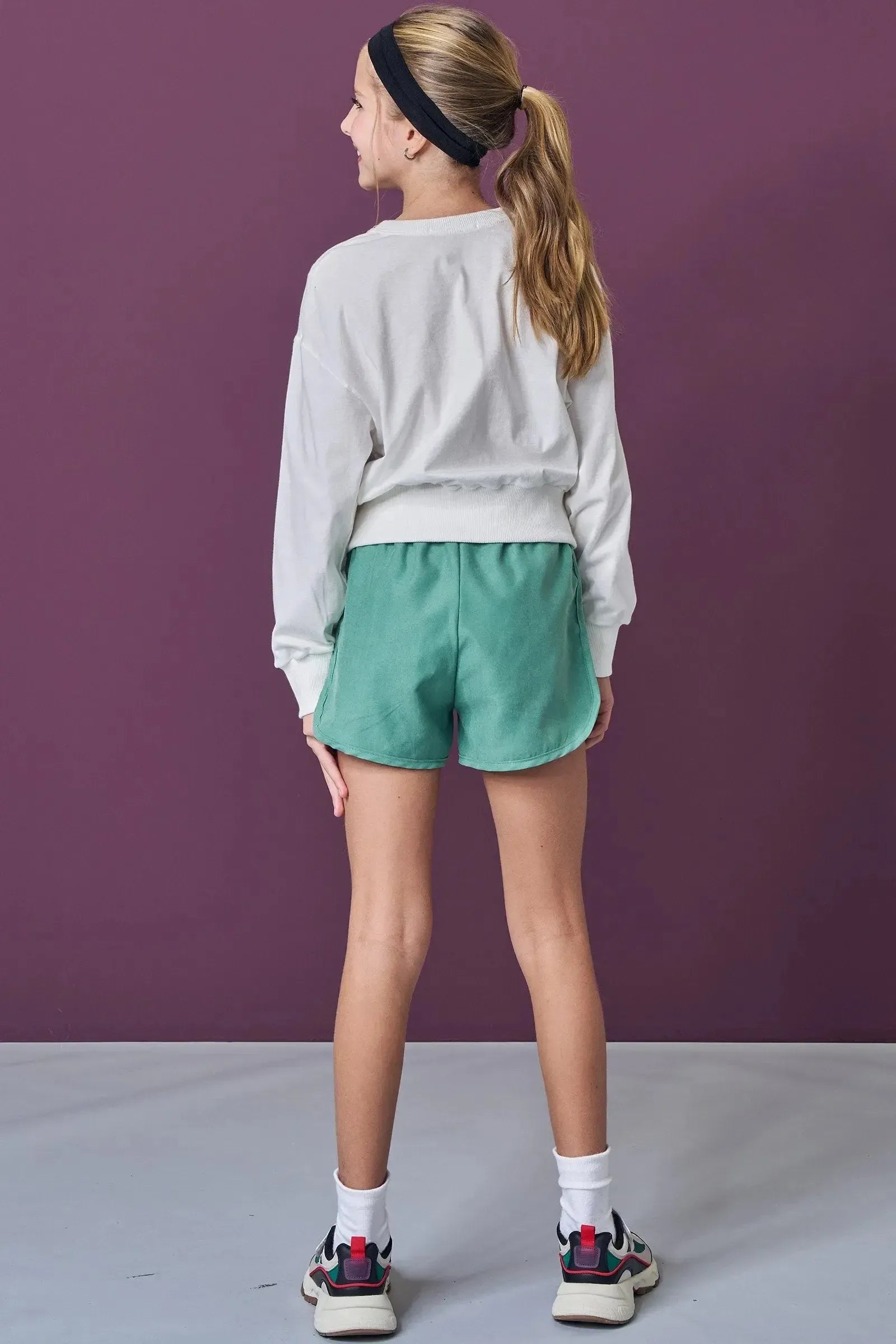 Shorts em Nylon Taslon 92290 Lilimoon Teen Menina