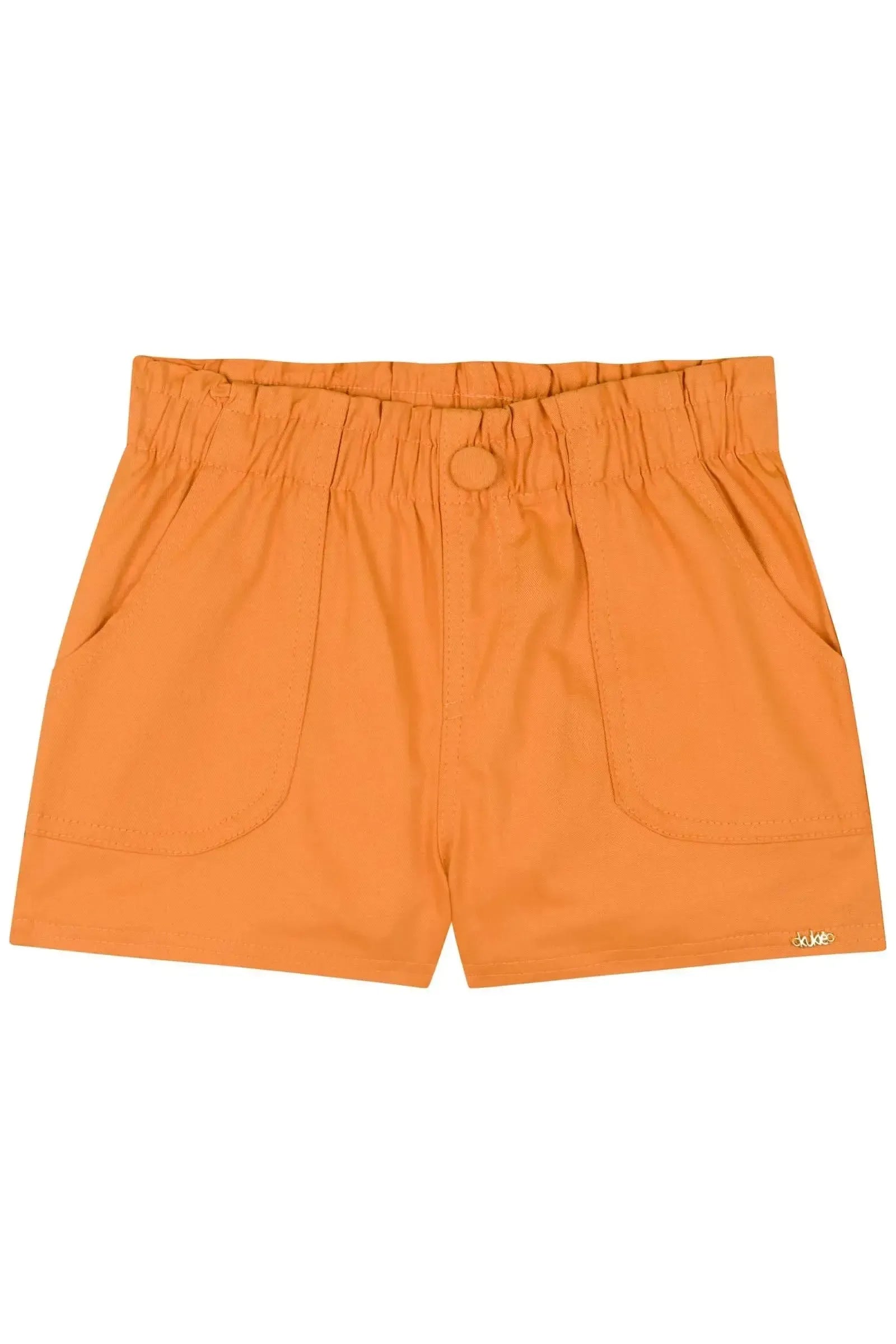 Shorts em Sarja com Elastano 84073 Kukiê Infantil Menina