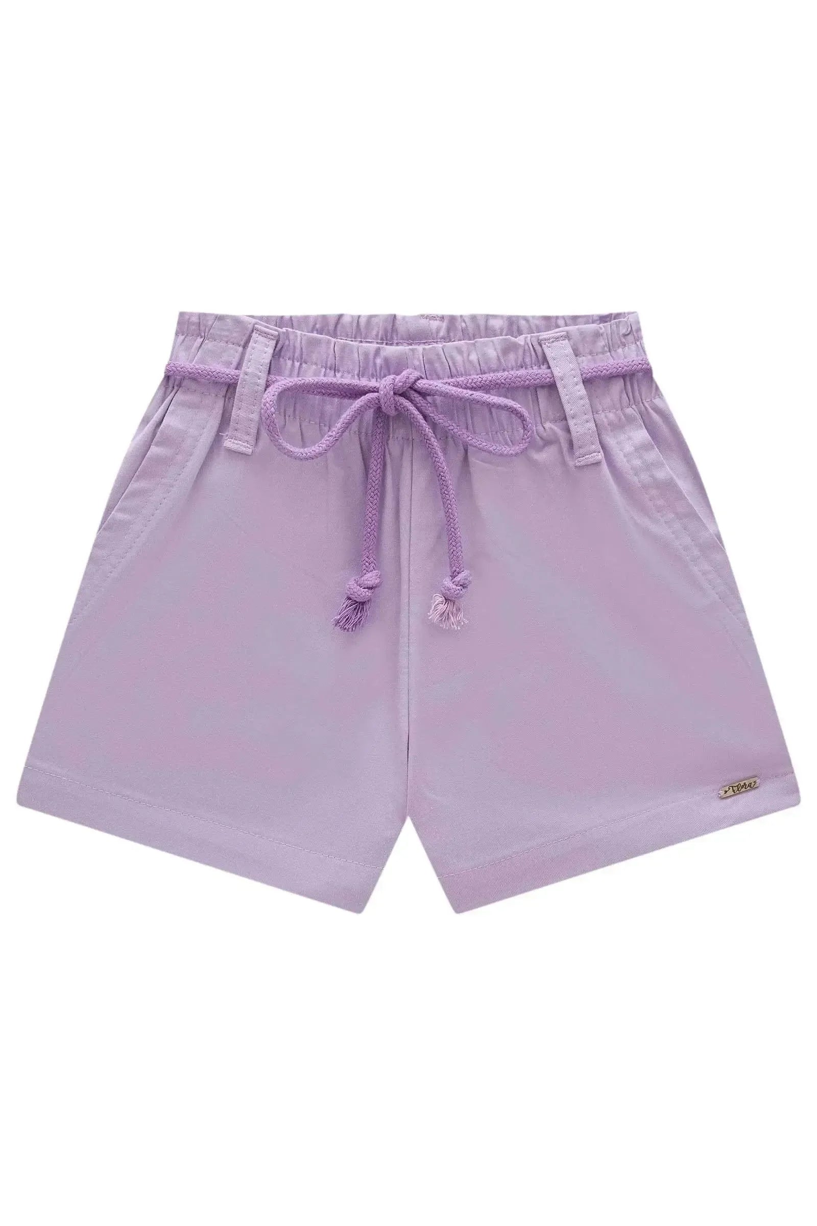 Shorts em Sarja com Elastano 85910 Infanti Infantil Menina