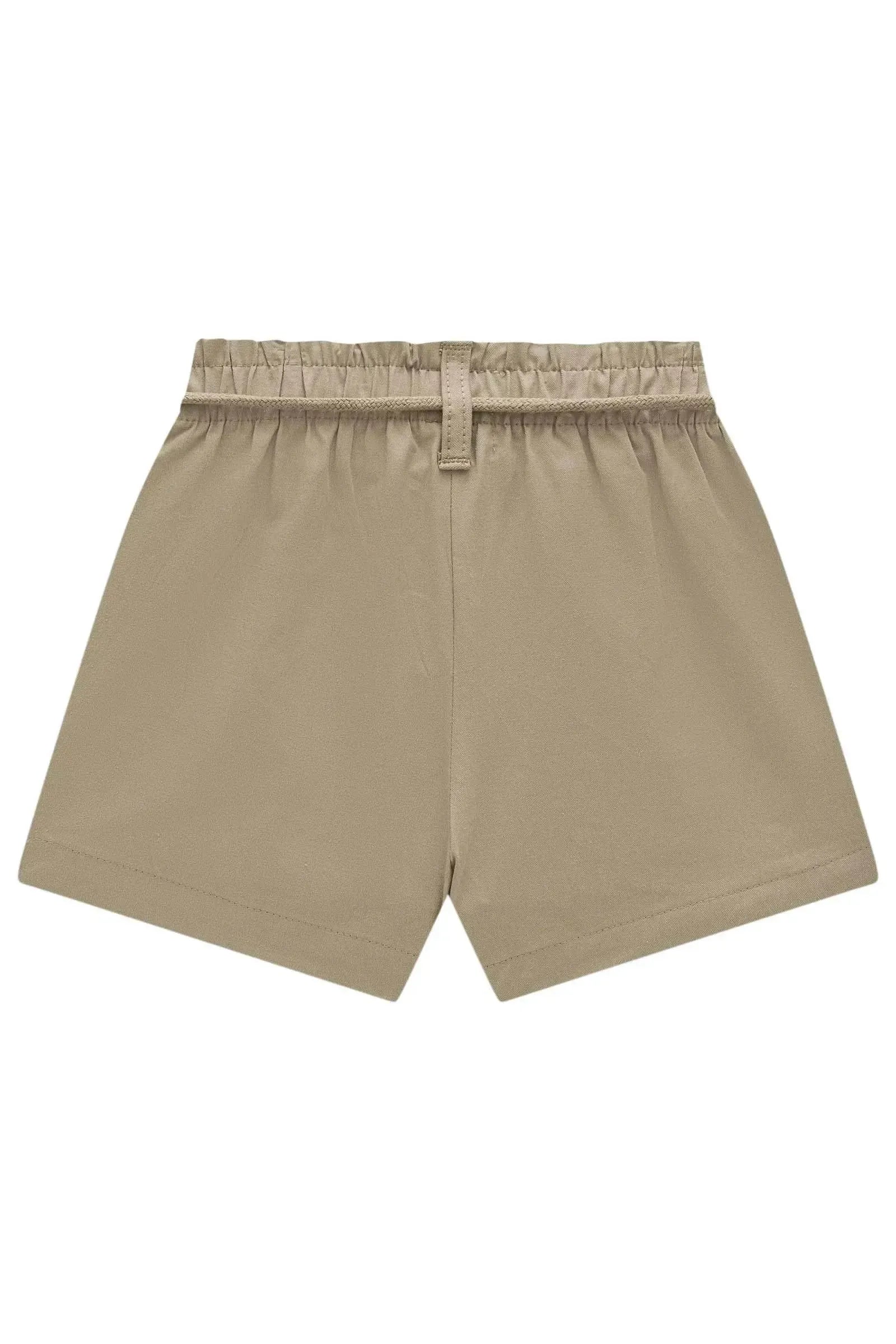 Shorts em Sarja com Elastano 85910 Infanti Infantil Menina