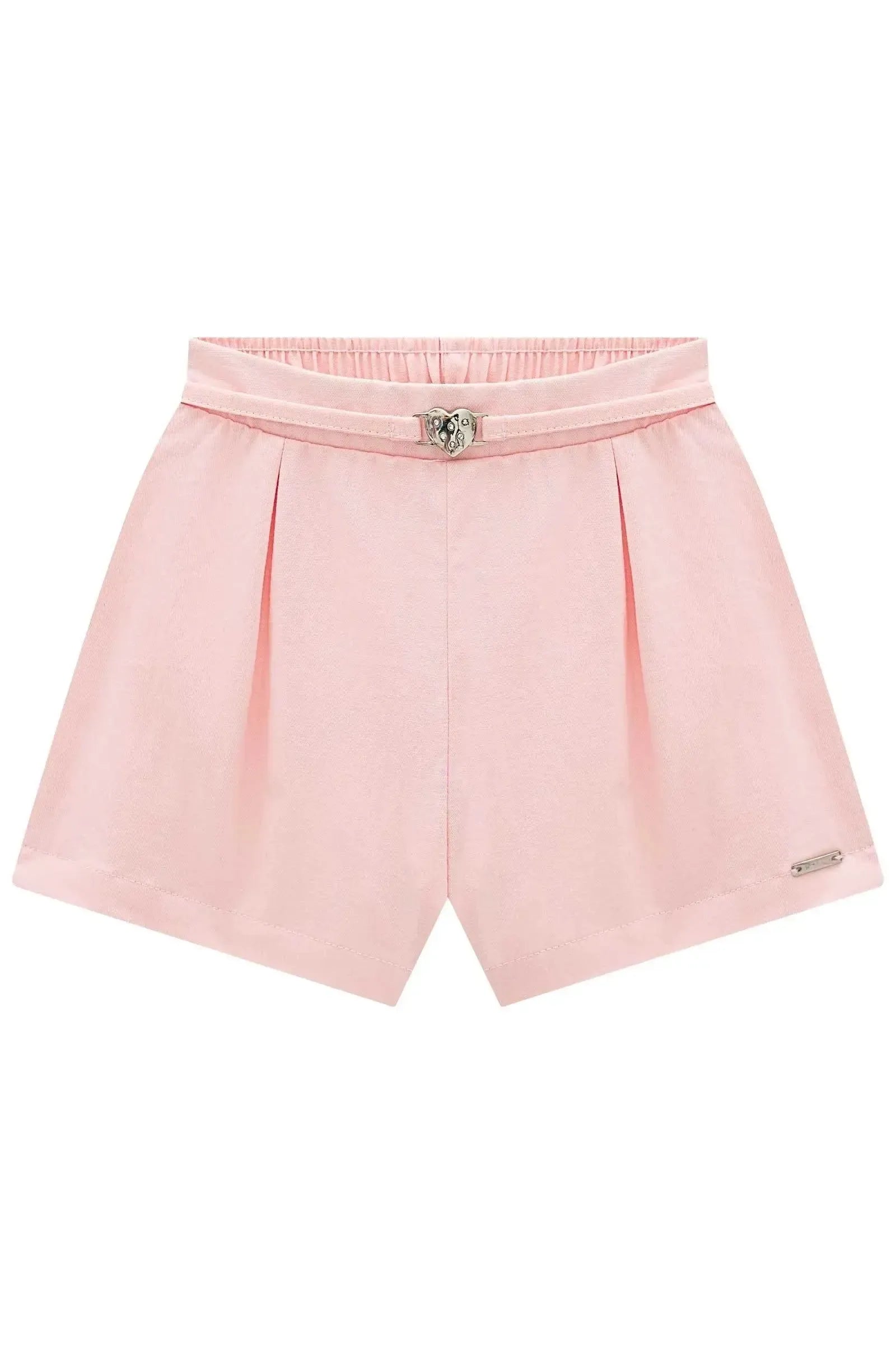 Shorts em Sarja com Elastano 87207 Infanti Infantil Menina