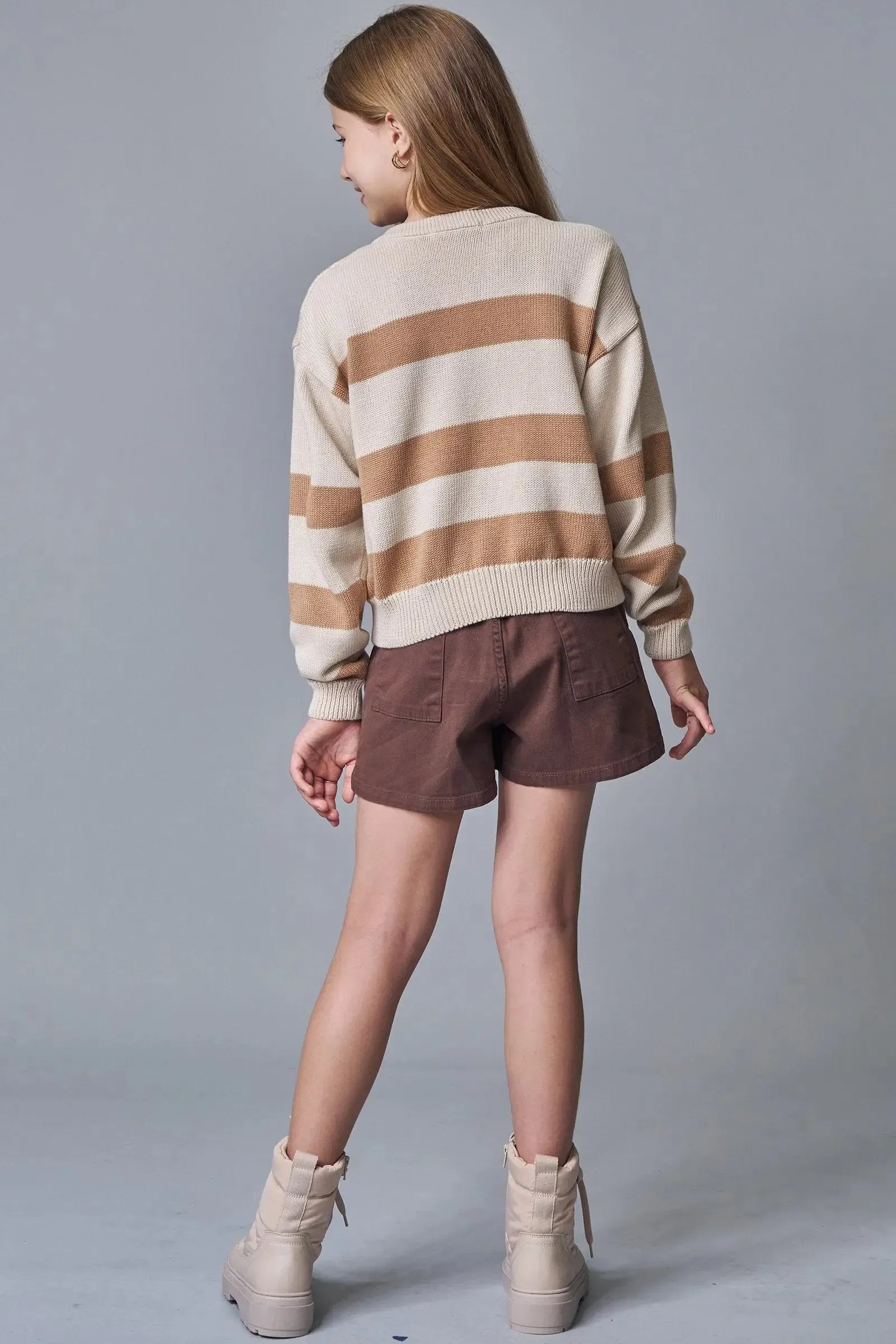 Shorts em Sarja com Elastano 89968 Lilimoon Teen Menina