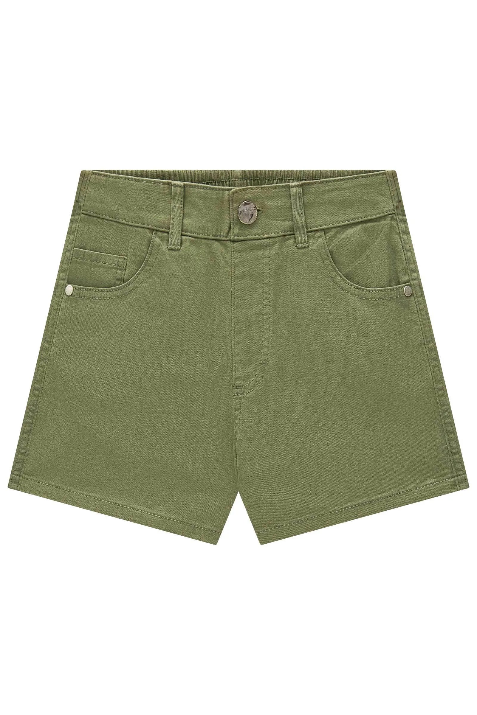 Shorts em Sarja com Elastano 92698 Lilimoon Teen Menina