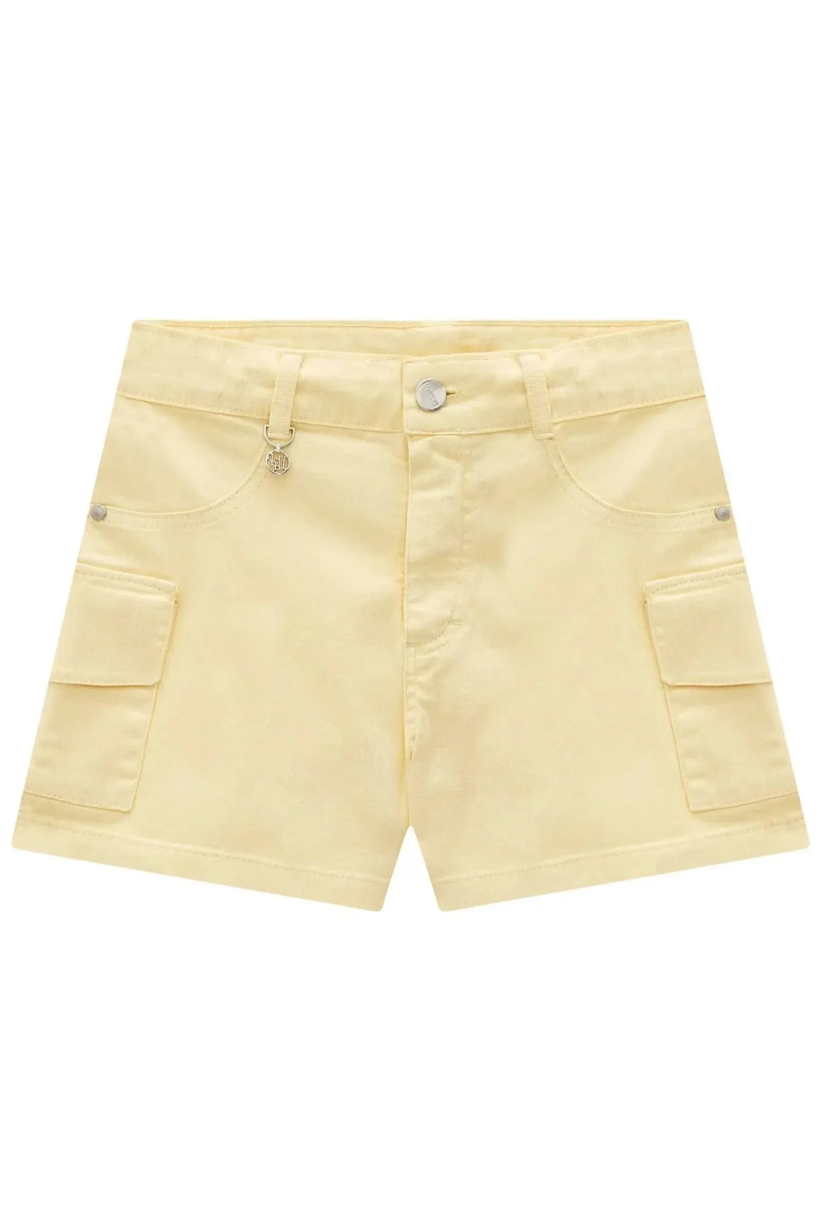 Shorts em Sarja com Elastano 94606 Lilimoon Teen Menina