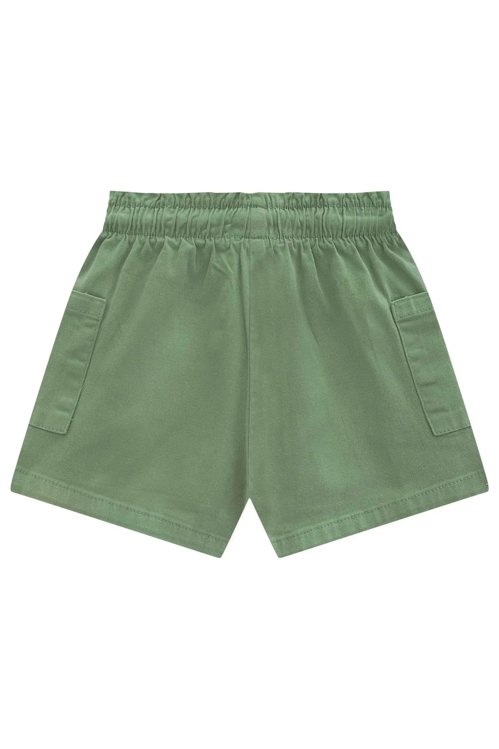 Shorts em Sarja com Elastano 94947 Infanti Infantil Menina