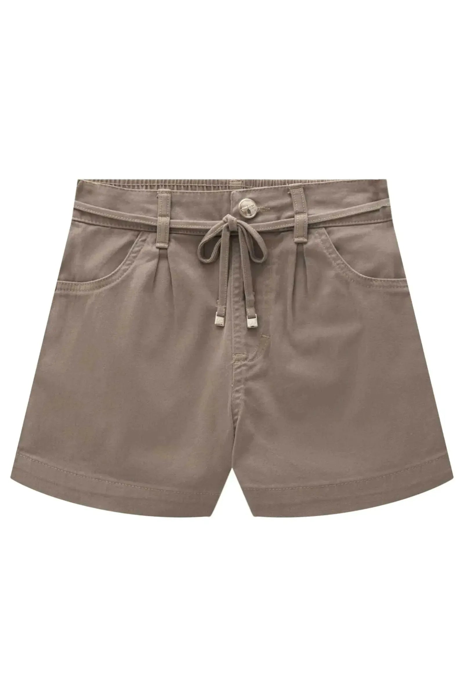 Shorts em Sarja com Elastano 98167 Lilimoon Teen Menina