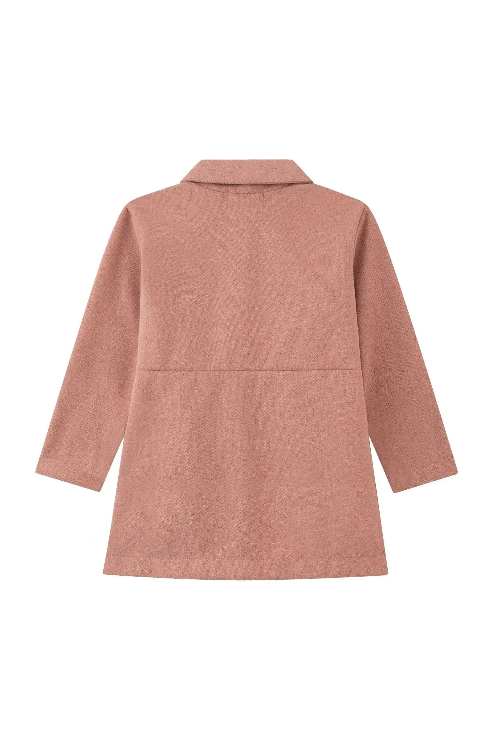 Sobretudo em Lã Batida 90915 Kukiê Infantil Menina