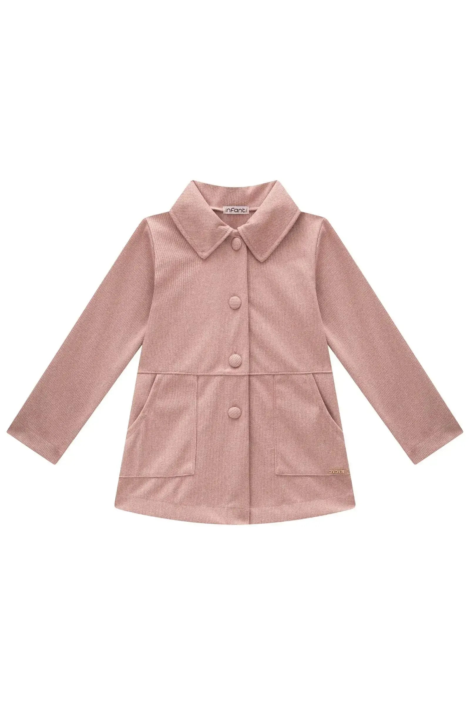 Sobretudo em Lã Batida 92598 Infanti Infantil Menina