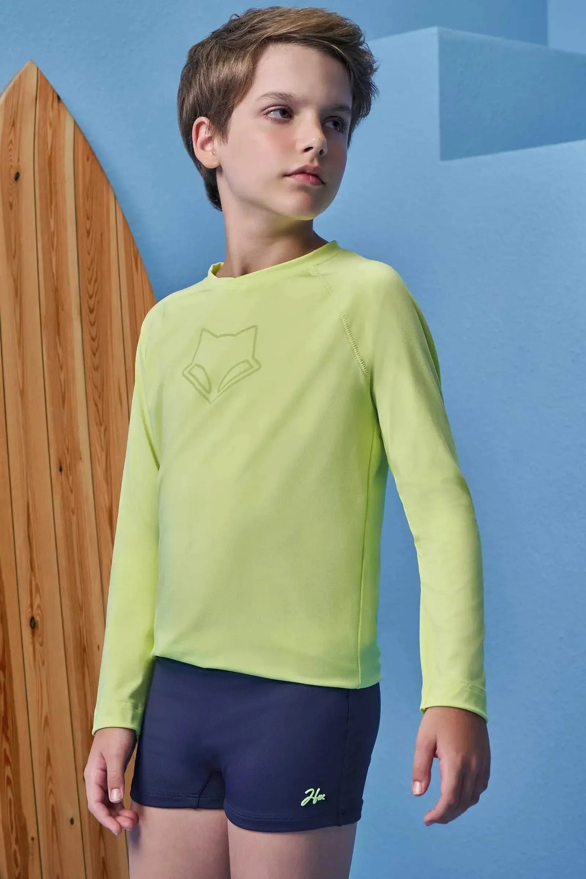 Sunga em Malha Uv Dry com Proteção UV50+ 98297 Johnny Fox Teen Menino