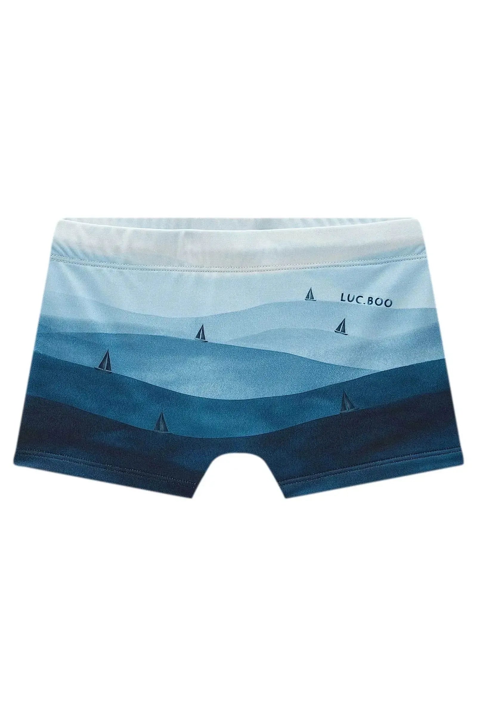 Sunga em Malha UV Dry com Proteção UV50+ 99590 LucBoo Infantil Menino